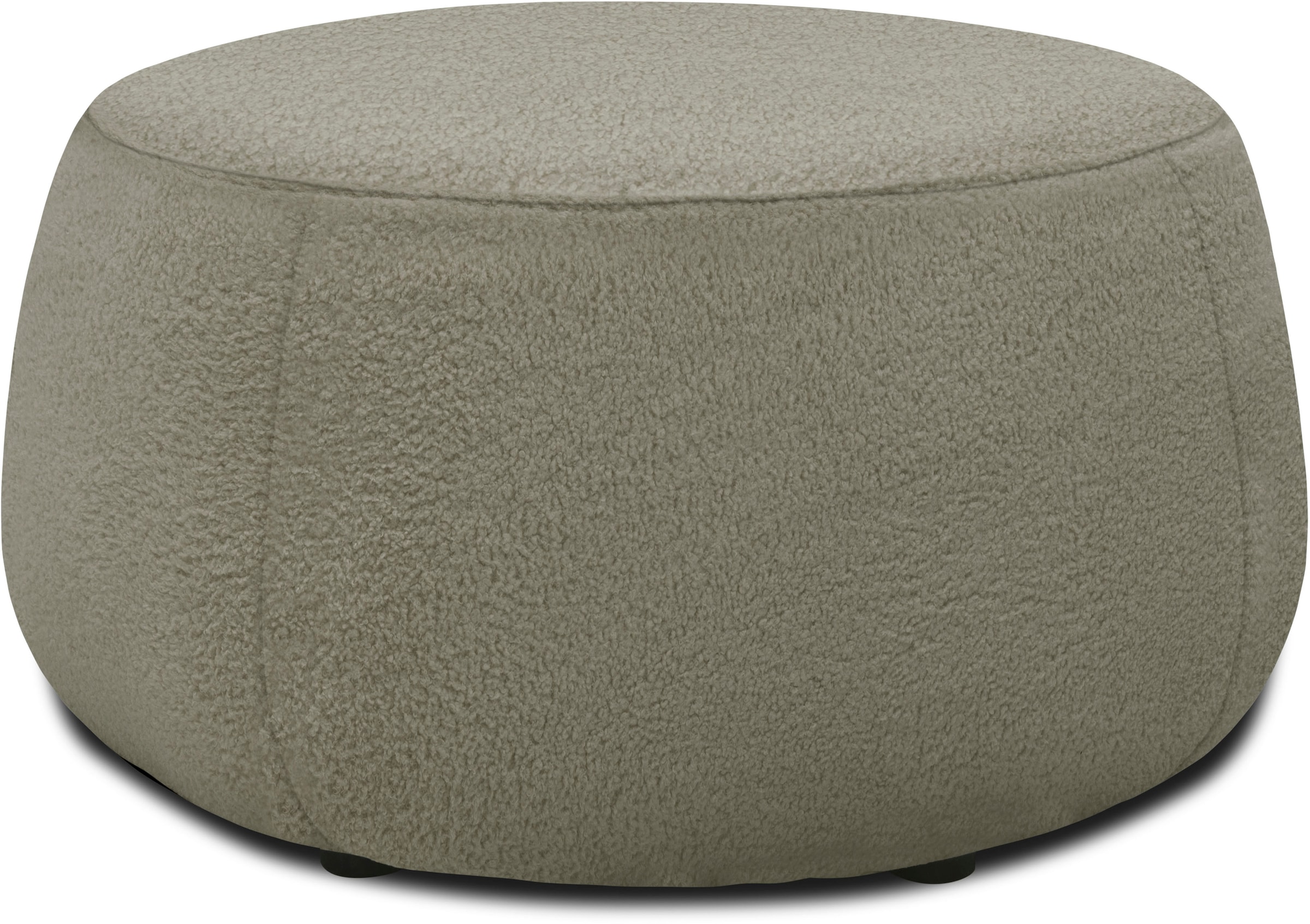 DOMO collection Hocker "800012 elegant und zeitlos, Solitär, bequem, B/T 75/75cm" Hocker rund gepolstert