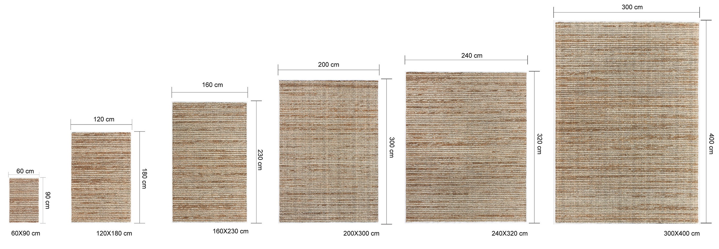 my home Wollteppich »Leevy, Wolle und Jute, handgewebt, Handweb Teppiche« rechteckig 25 mm Höhe schöne Streifenoptik, Wohnzimmer, Schlafzimmer, Esszimmer