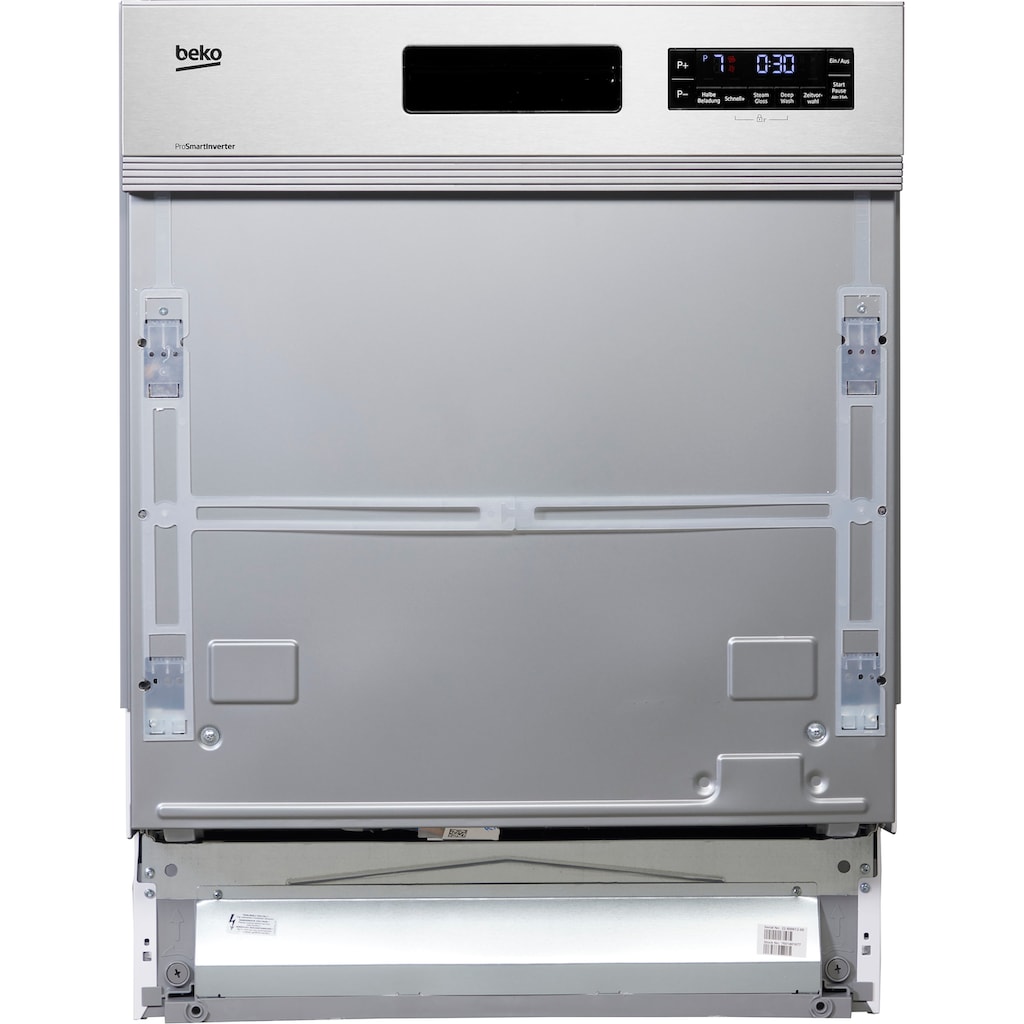 BEKO teilintegrierbarer Geschirrspüler »DSN28640X«, DSN28640X, 16 Maßgedecke