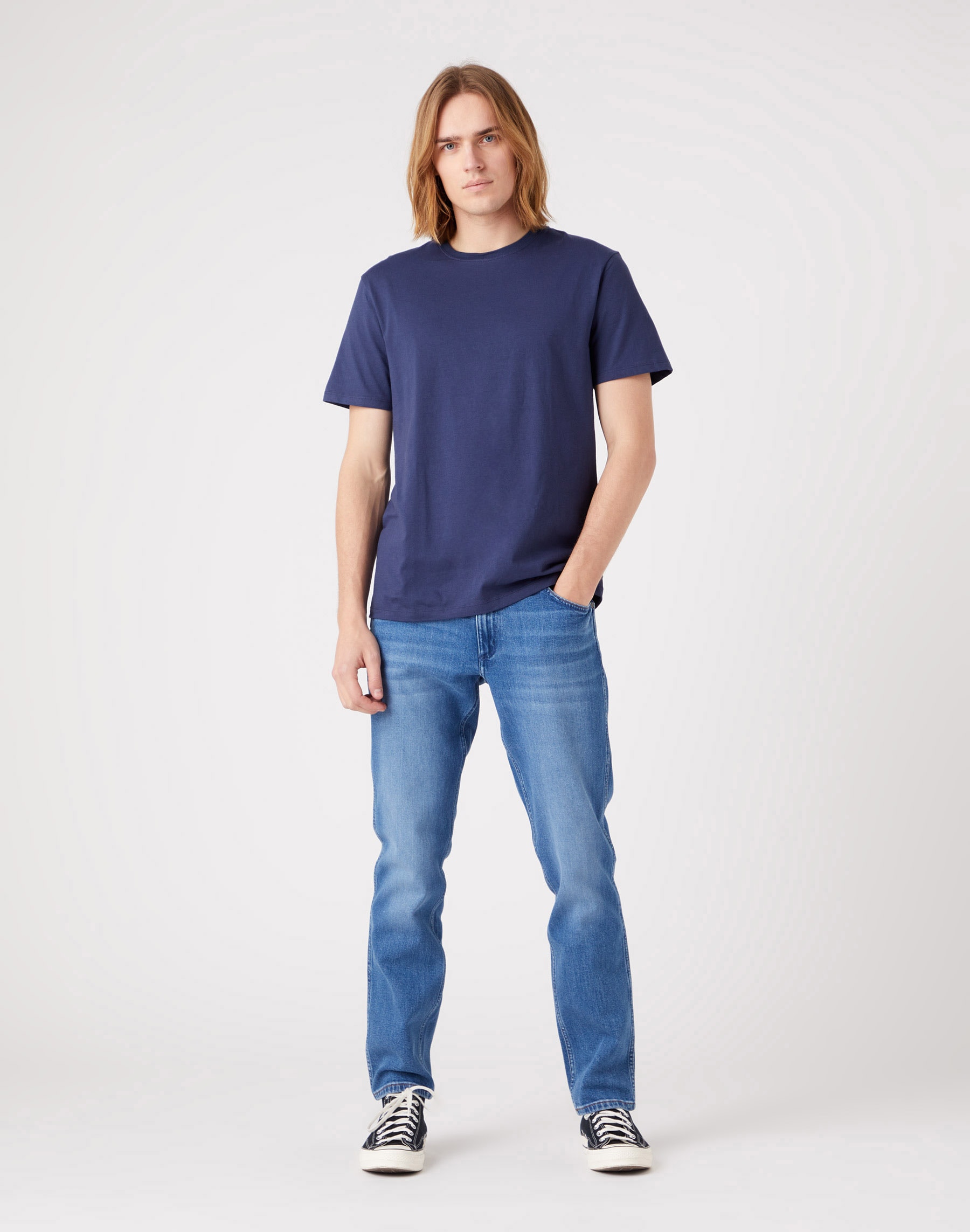 Wrangler Rundhalsshirt, (Packung, 2 tlg.)