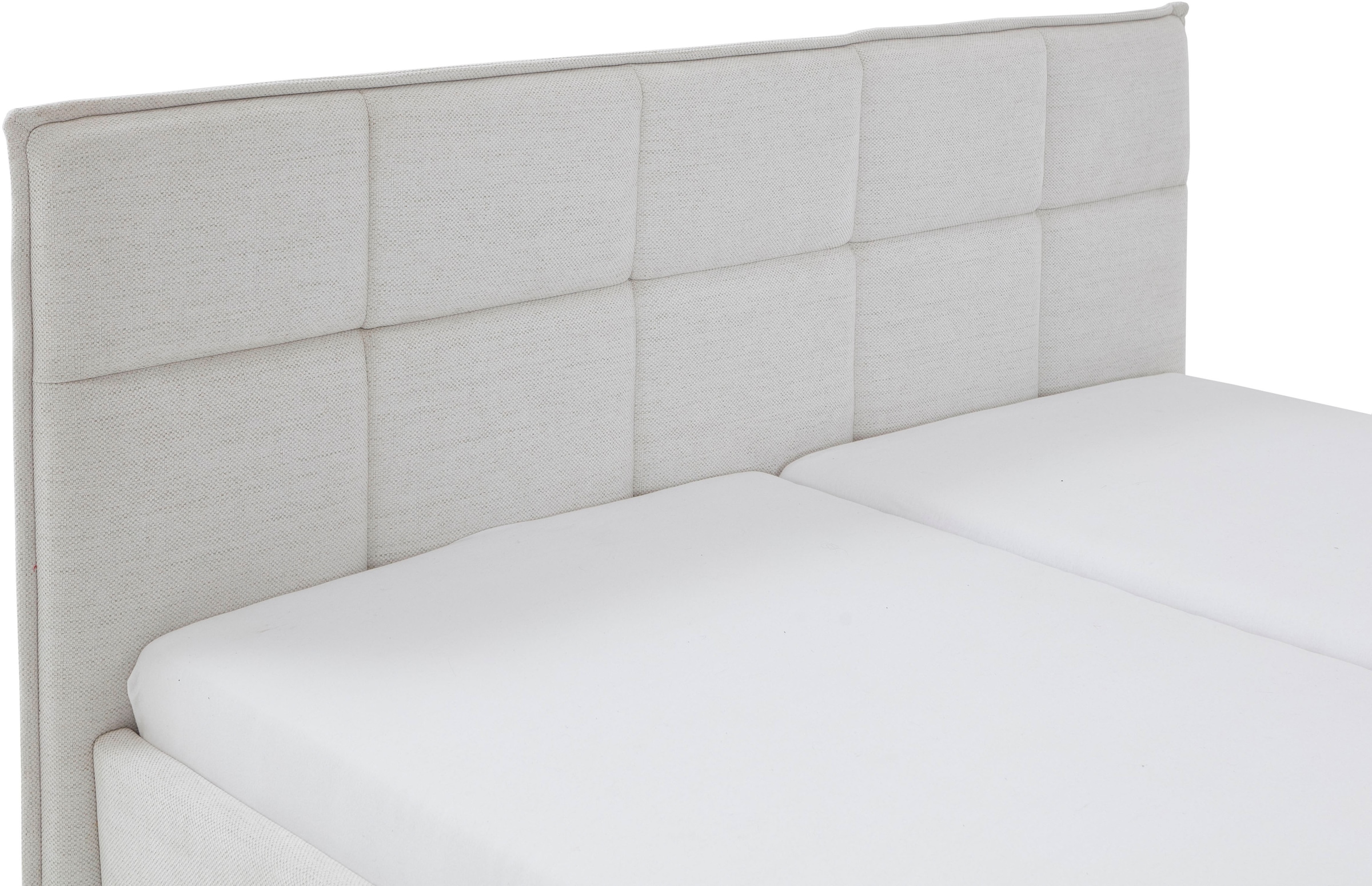 meise.möbel Polsterbett »Paulo wahlweise mit Bettkasten, erhältlich in den Breiten 160 & 180cm« wahlweise mit Holz- oder Metallfuß