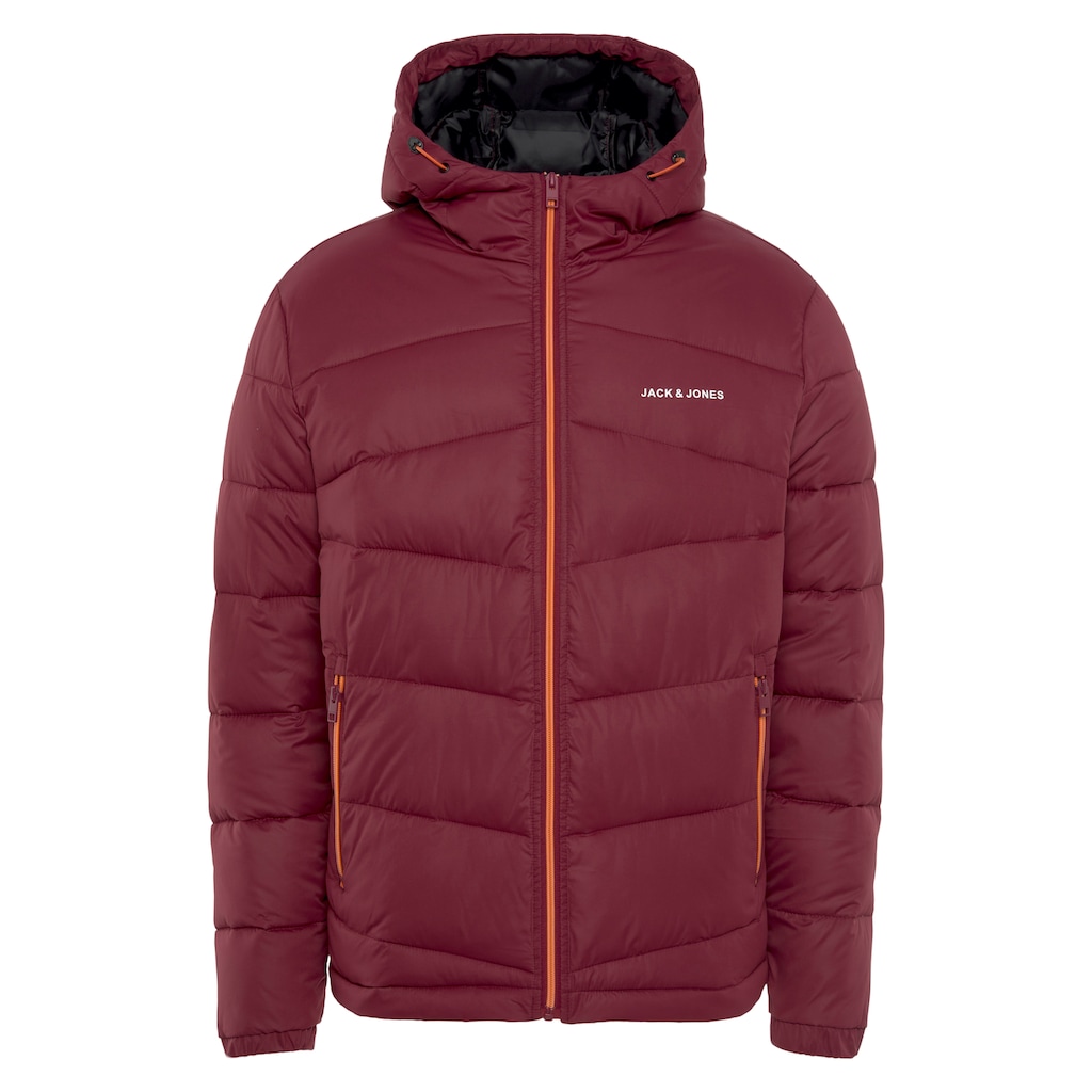 Jack & Jones Steppjacke »JJ JJGLOBUS LIGHT PUFFER«, mit Kapuze