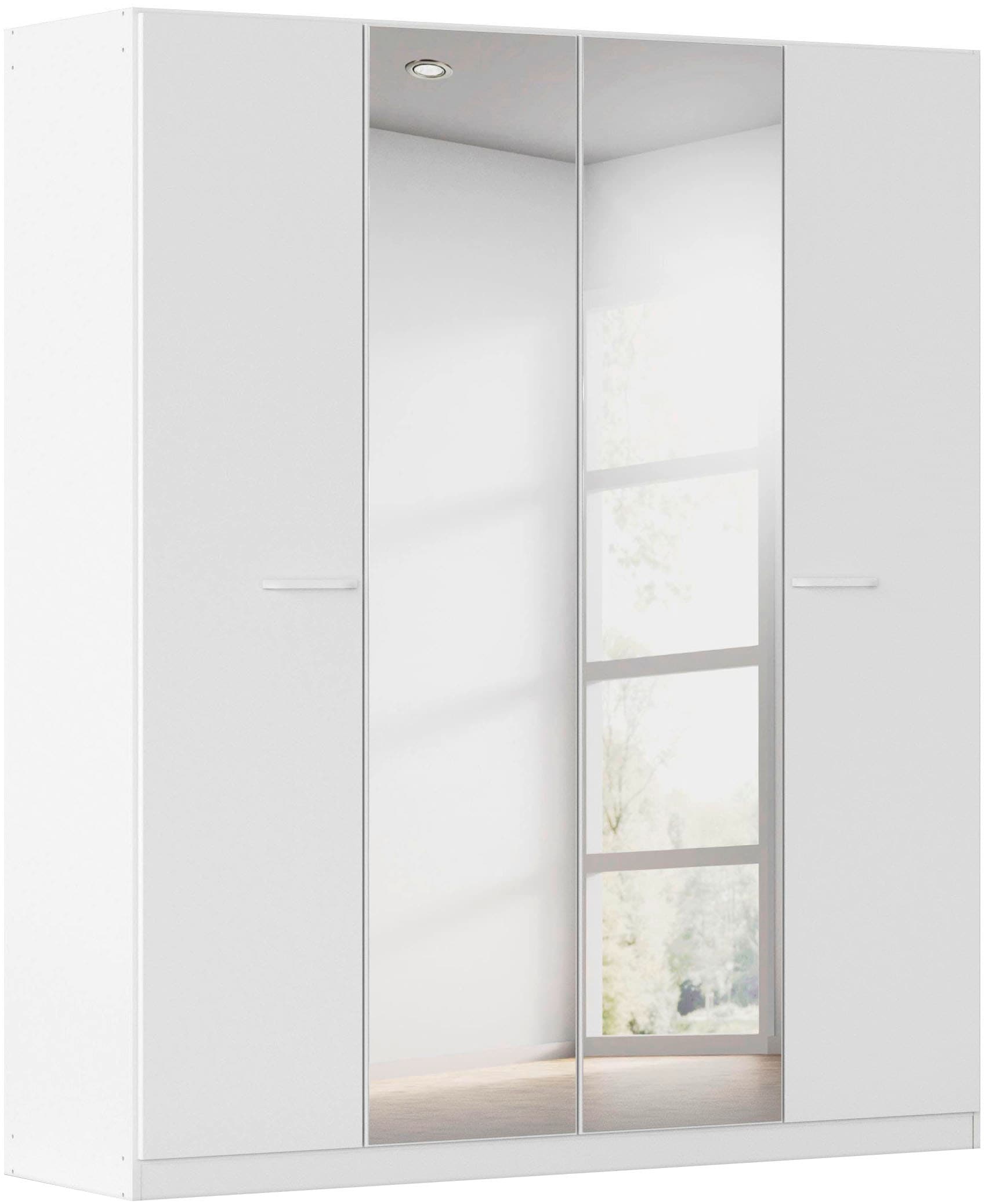 OTTO home Kleiderschrank "Mehrzweckschrank Aktenschrank Möbel Mietswohnung Schlafzimmer OTELI" erhältlich in Breiten 91-360 cm, ab Breite 136cm inkl. Innenschubladen, mit zusätzlichen Einlegeböden, optional mit Spiegel MADE IN GERMANY