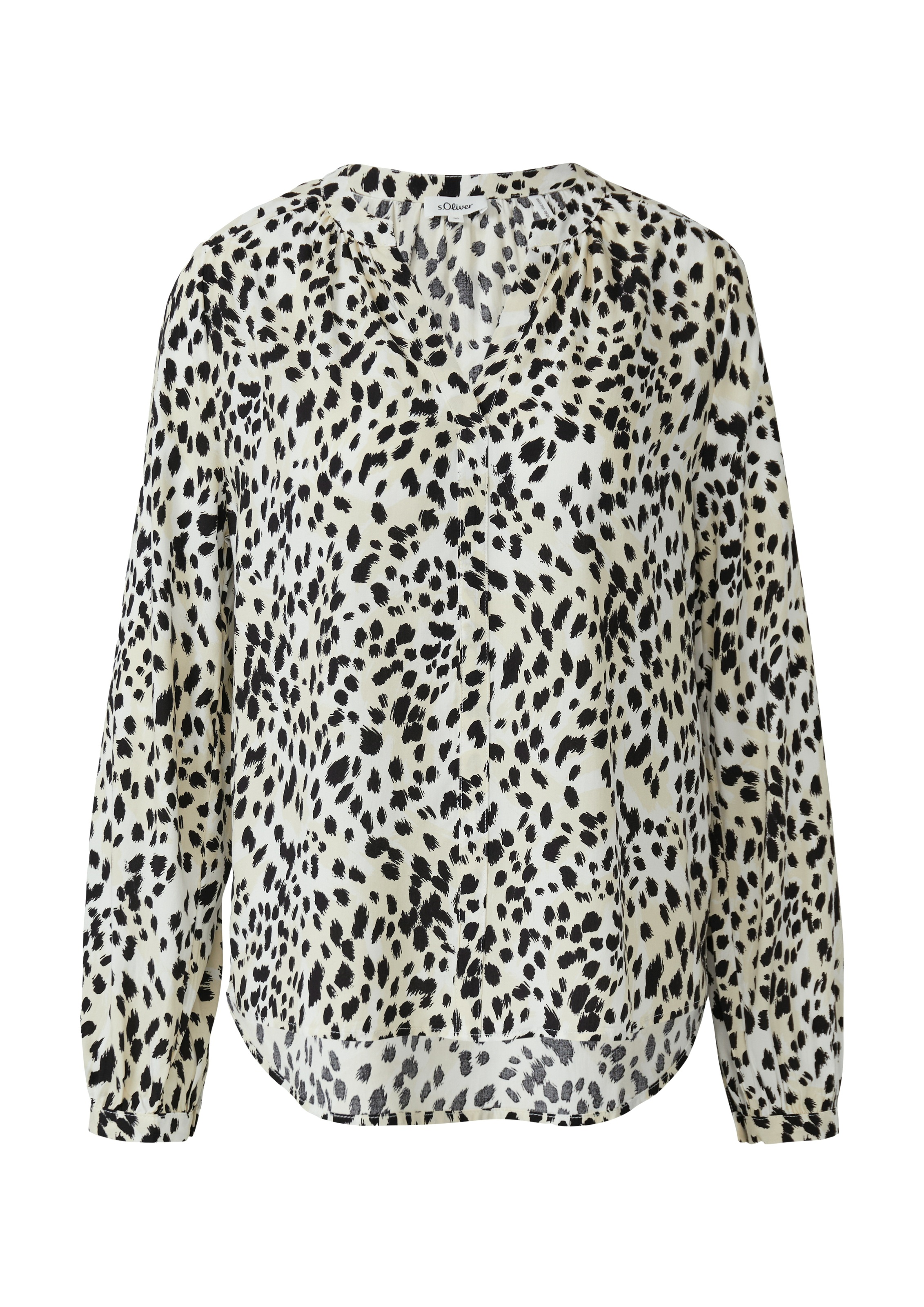 Thumbnail - s.Oliver Klassische Bluse mit All-Over Print