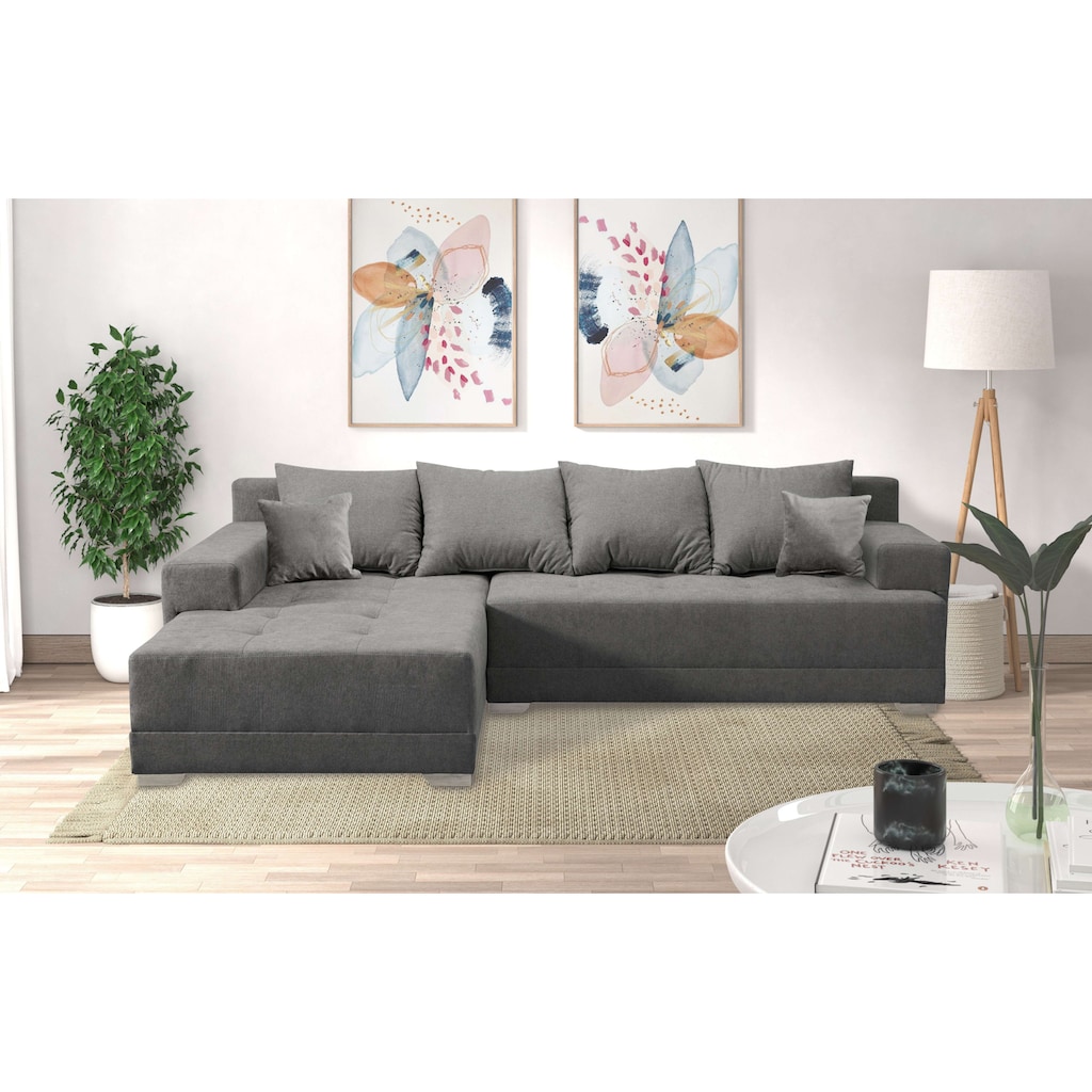 INOSIGN Ecksofa »Riverton,L-Form, 267cm,«