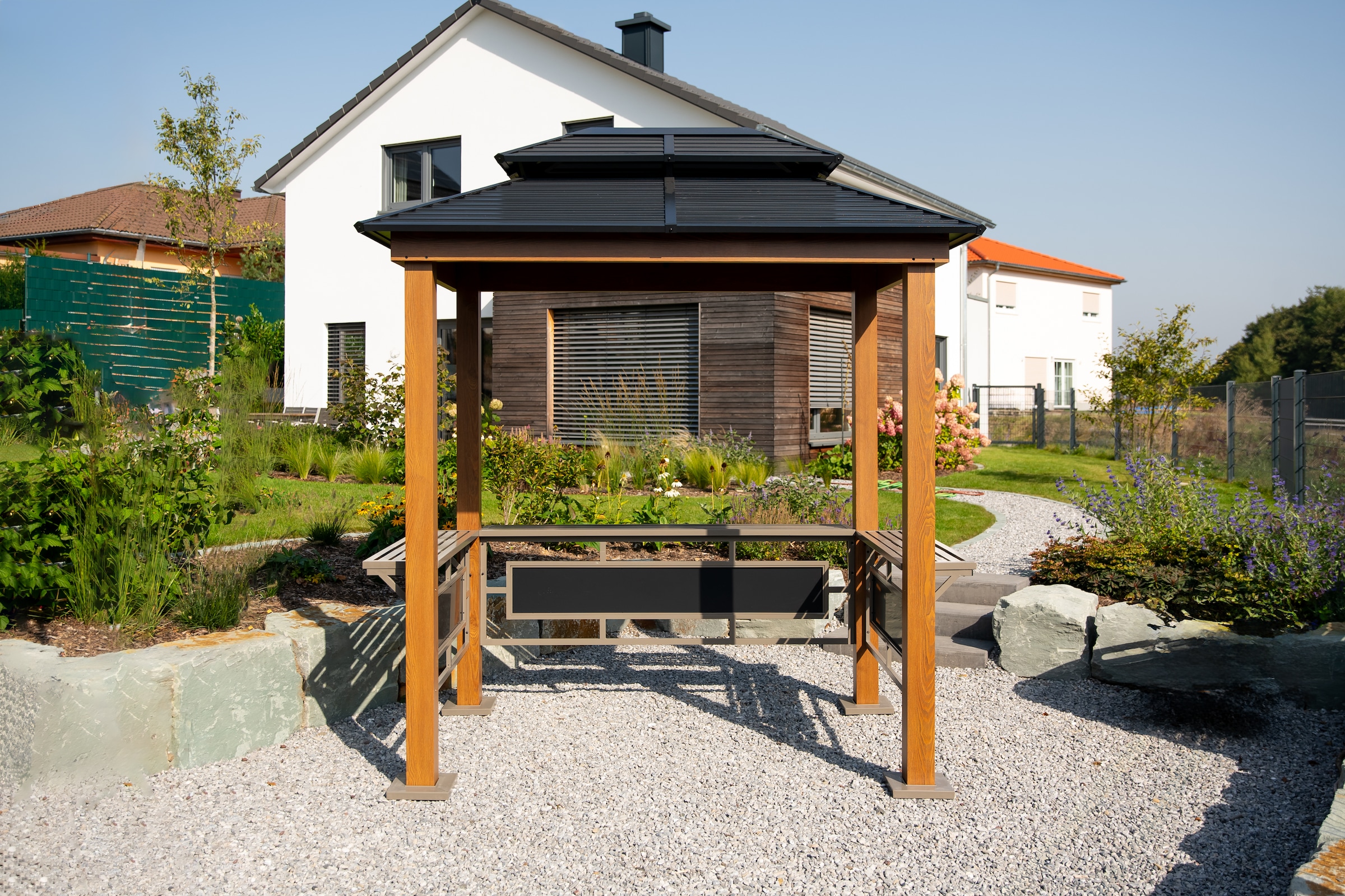 Sojag Grillpavillon »»Maui« Holzoptik«, 158x249x278 cm
