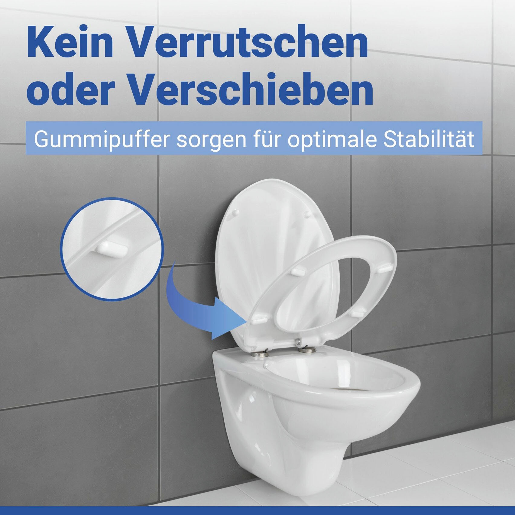WENKO WC-Sitz »Muschel« Mit Absenkautomatik