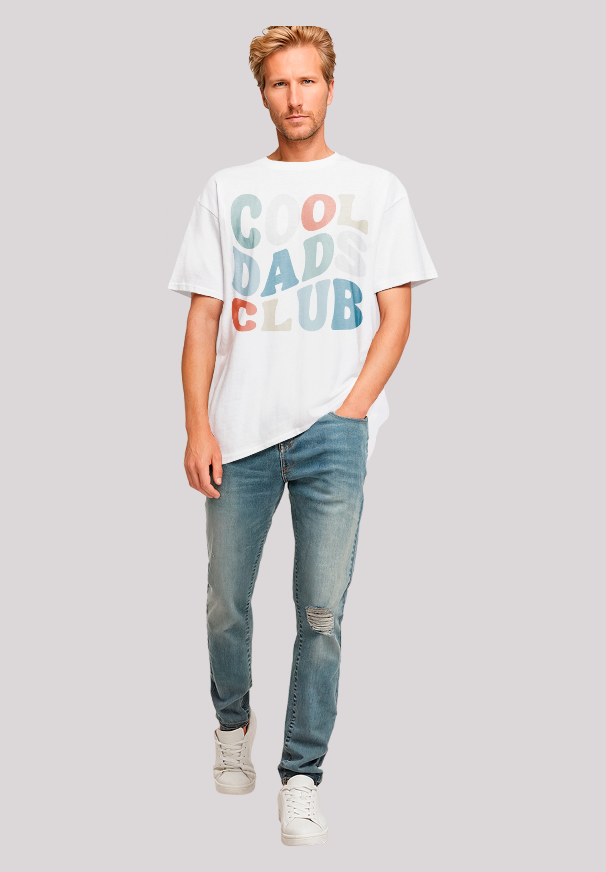 F4NT4STIC T-Shirt »Cool Dads Club«, Premium Qualität
