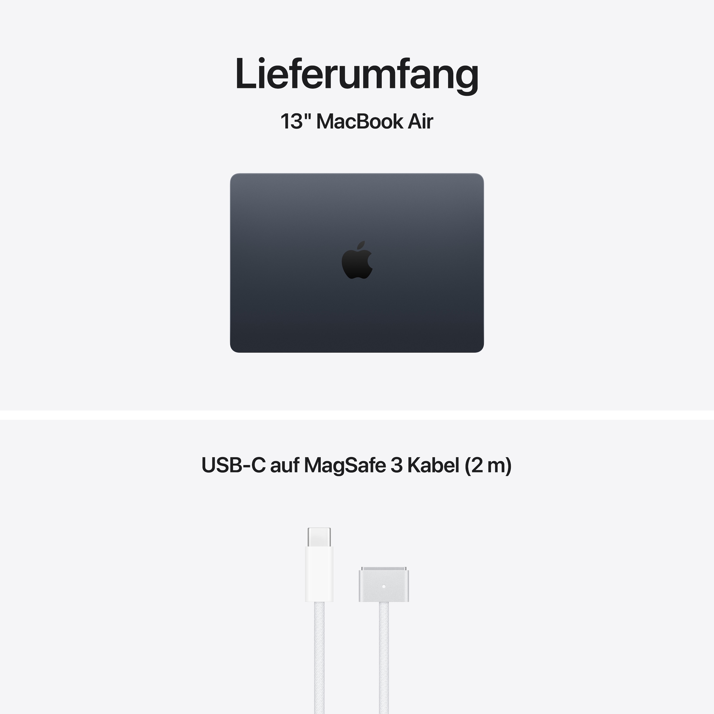 Apple Notebook »MacBook Air 13" CTO« 34,46 cm / 13,6 ″ Apple M5 10-Core GPU 1.000 GB SSD