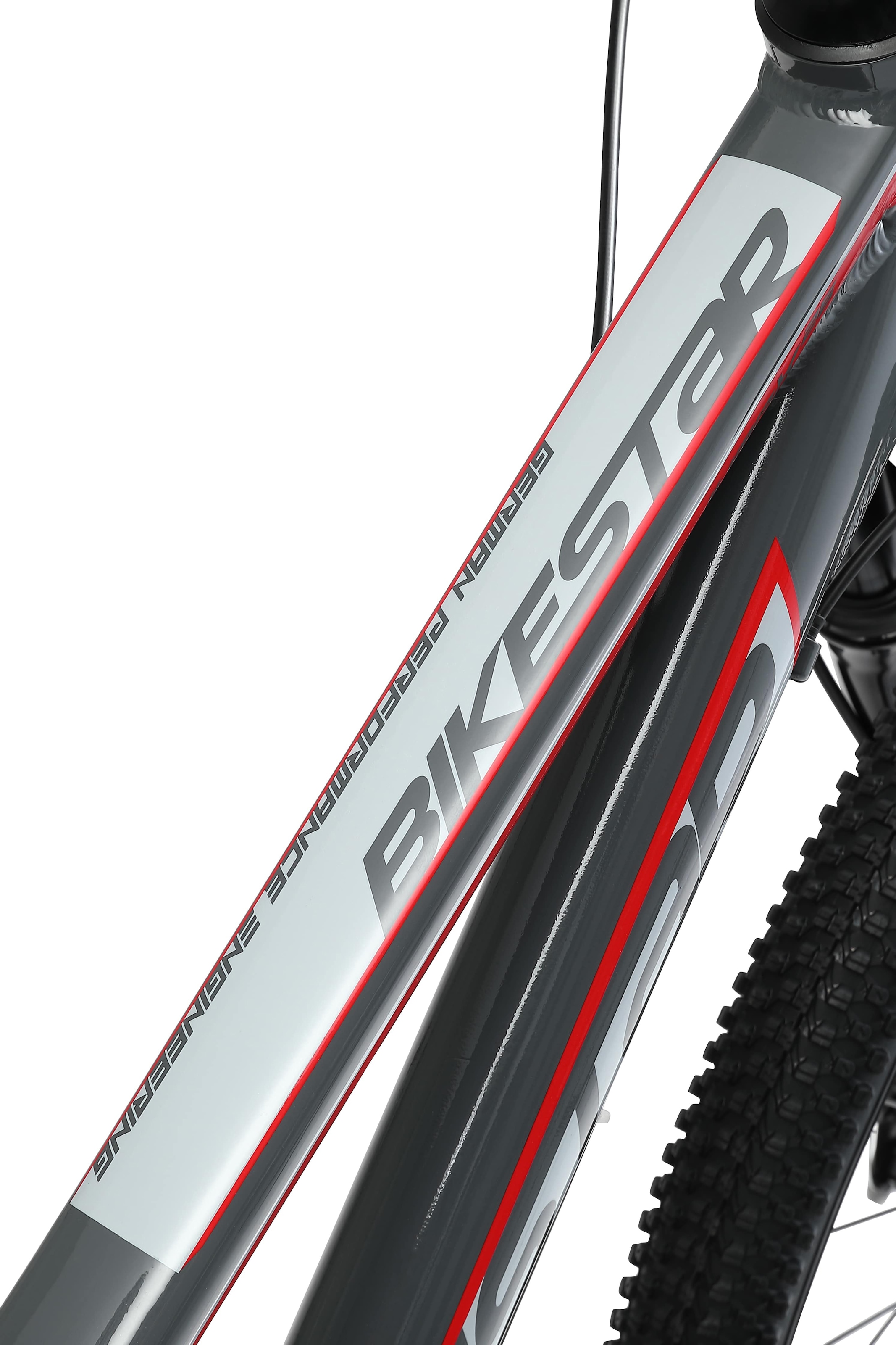 Bikestar Mountainbike, 21 Gang, Shimano, RD-TY300 Schaltwerk, Kettenschaltung, für Damen und Herren, Kettenschaltung