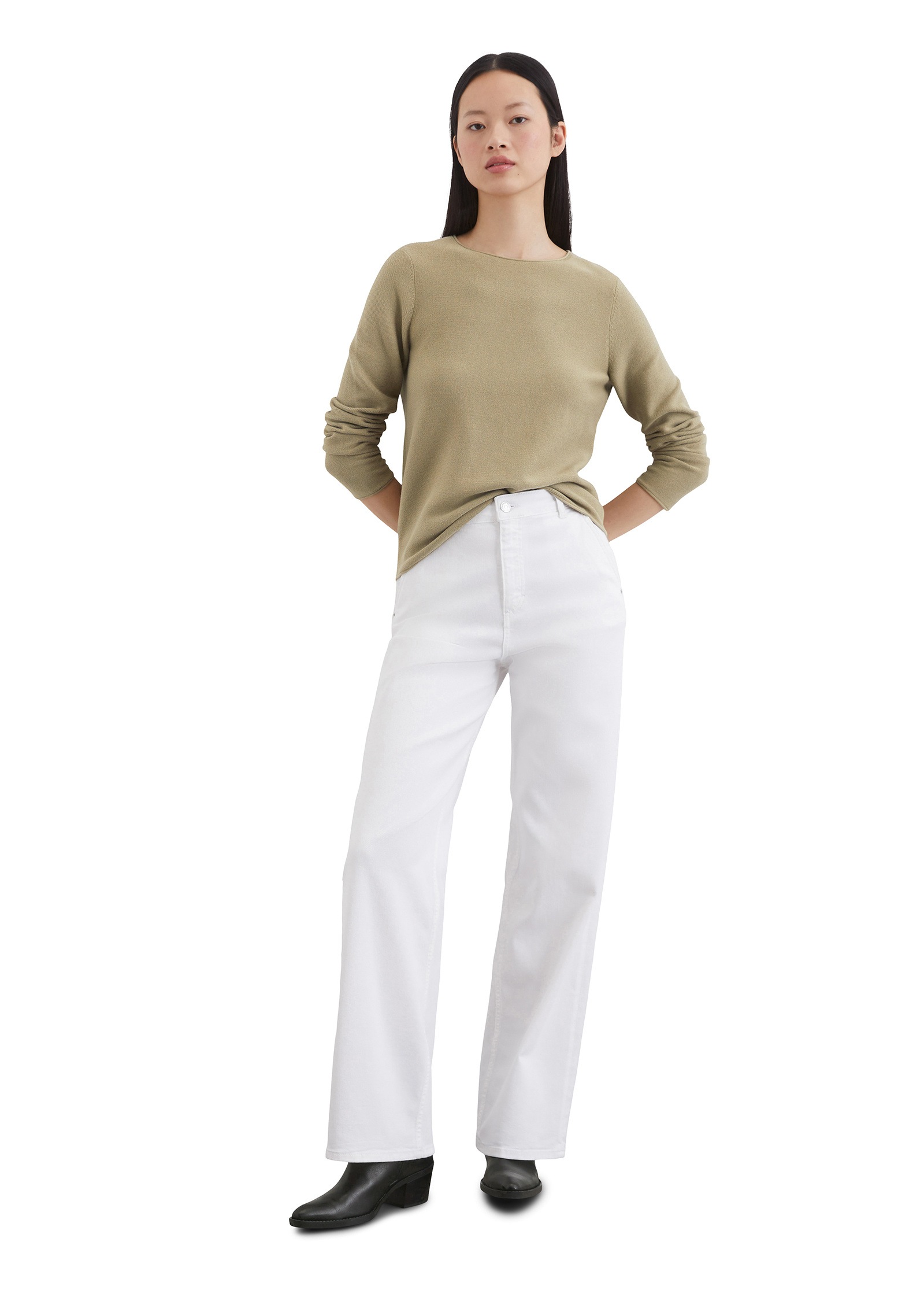 Marc O'Polo Strickpullover »aus softem Organic Cotton«
