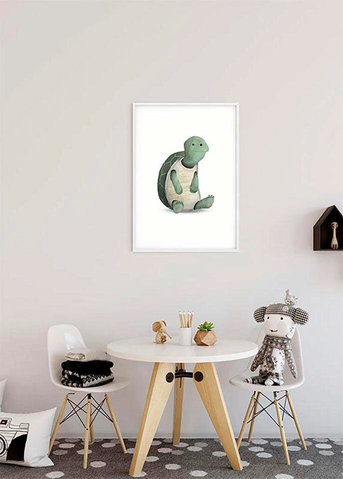 Komar Poster "Cute Animal Turtle", Schildkröten, (1 St.), Kinderzimmer, Schlafzimmer, Wohnzimmer