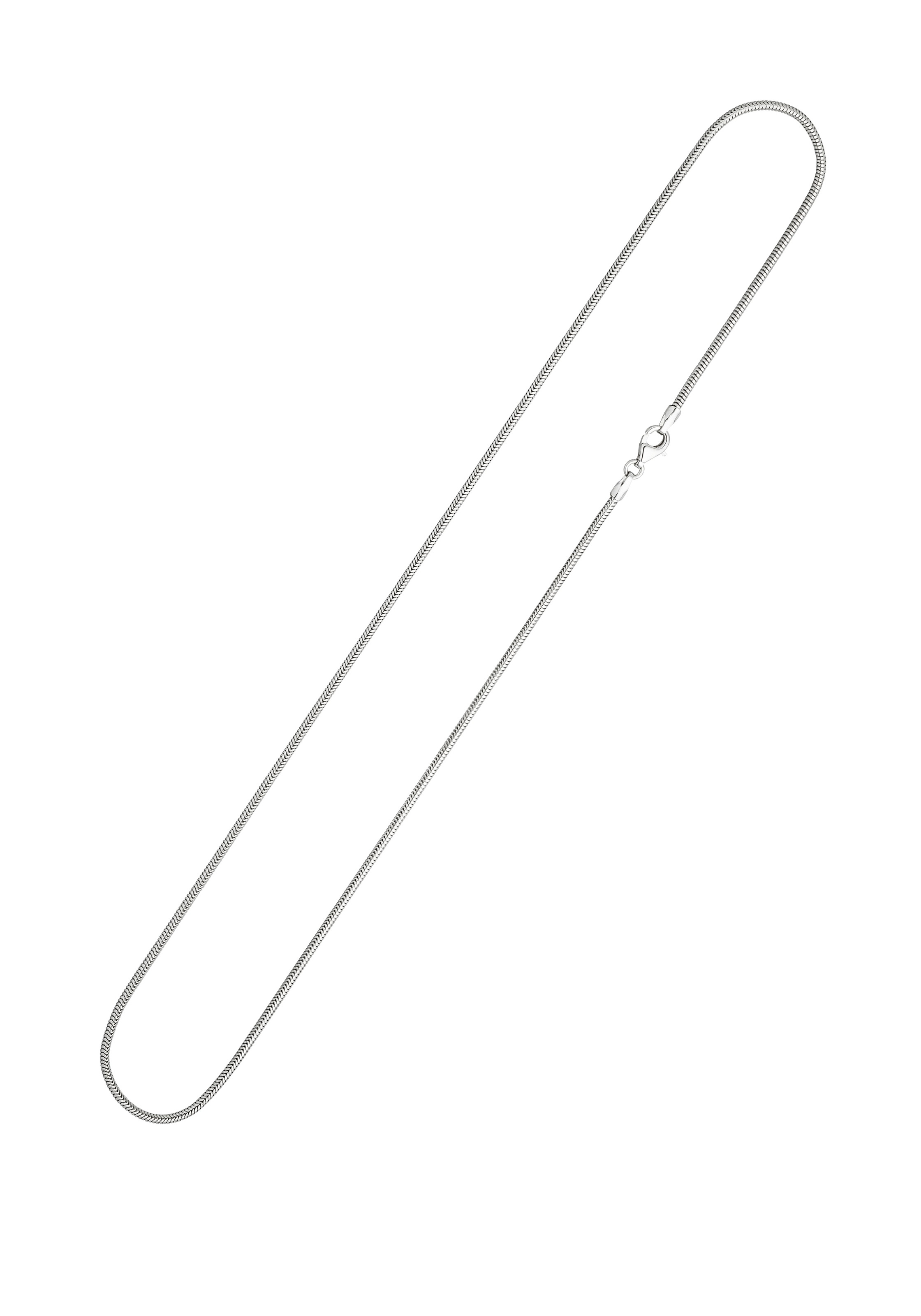 JOBO Goldkette, Schlangenkette 333 Weißgold 50 cm 1,4 mm
