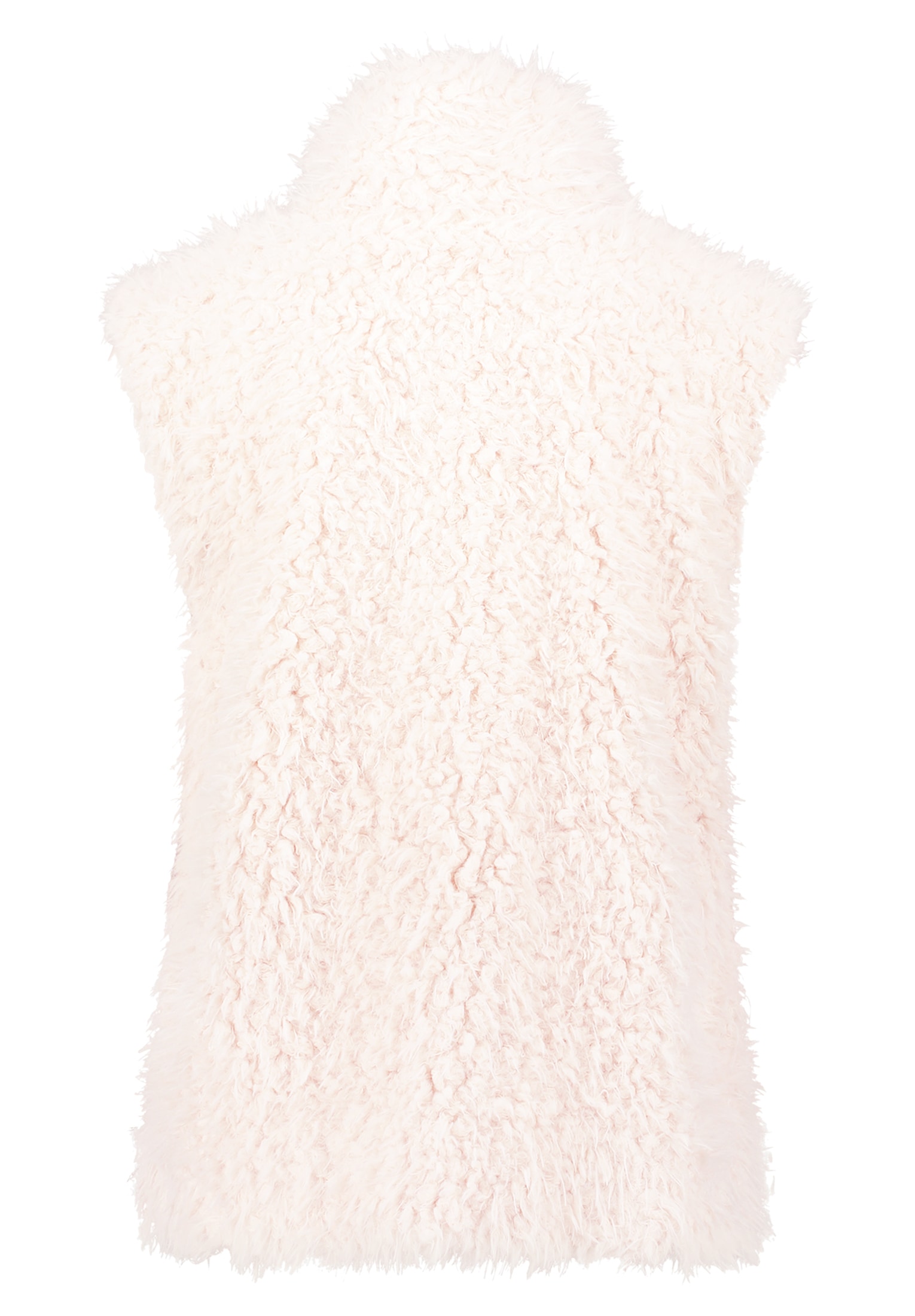 Betty&Co Plüschweste »Damen mit Stehkragen«