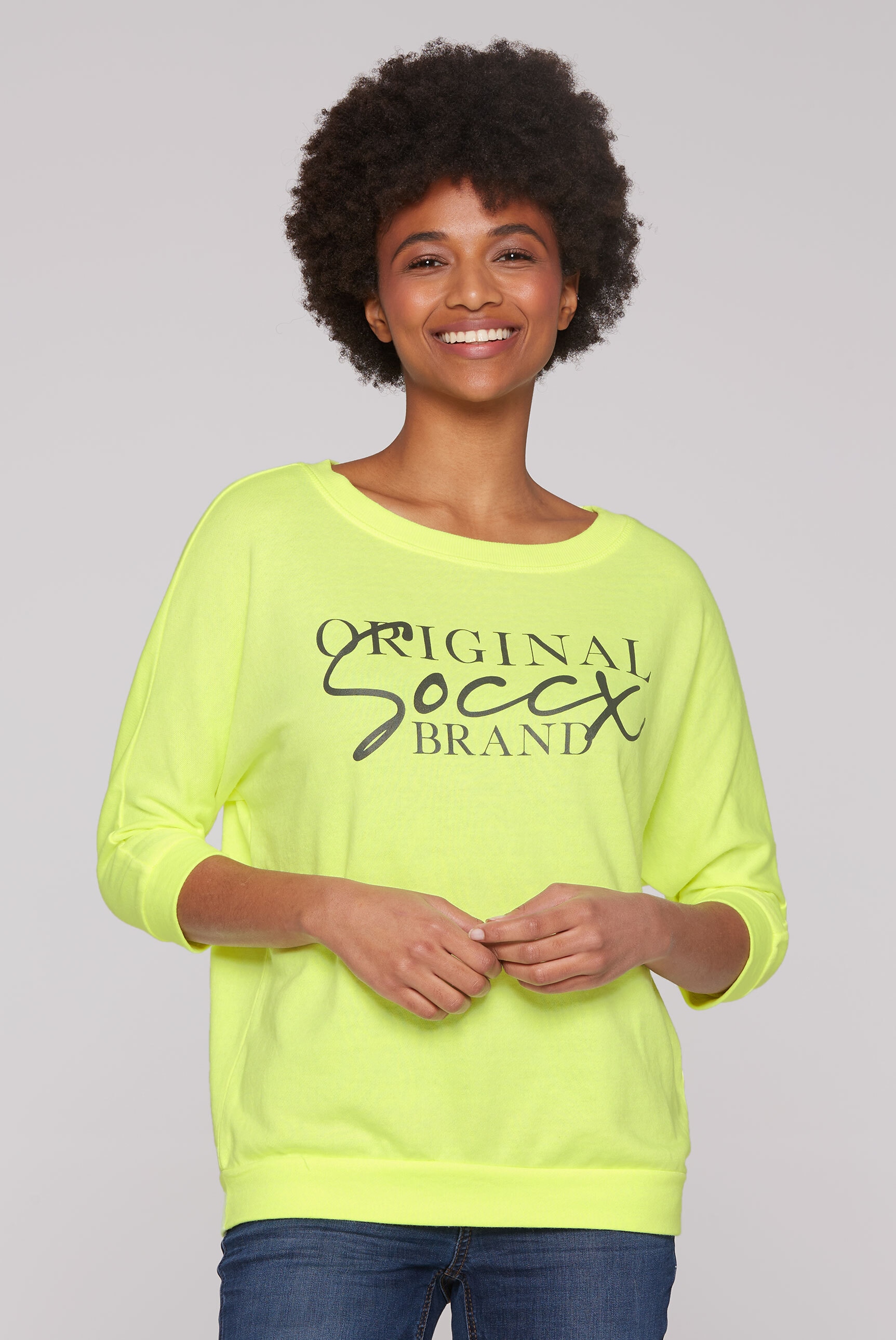 SOCCX Sweater, mit Fledermausärmeln günstig online kaufen
