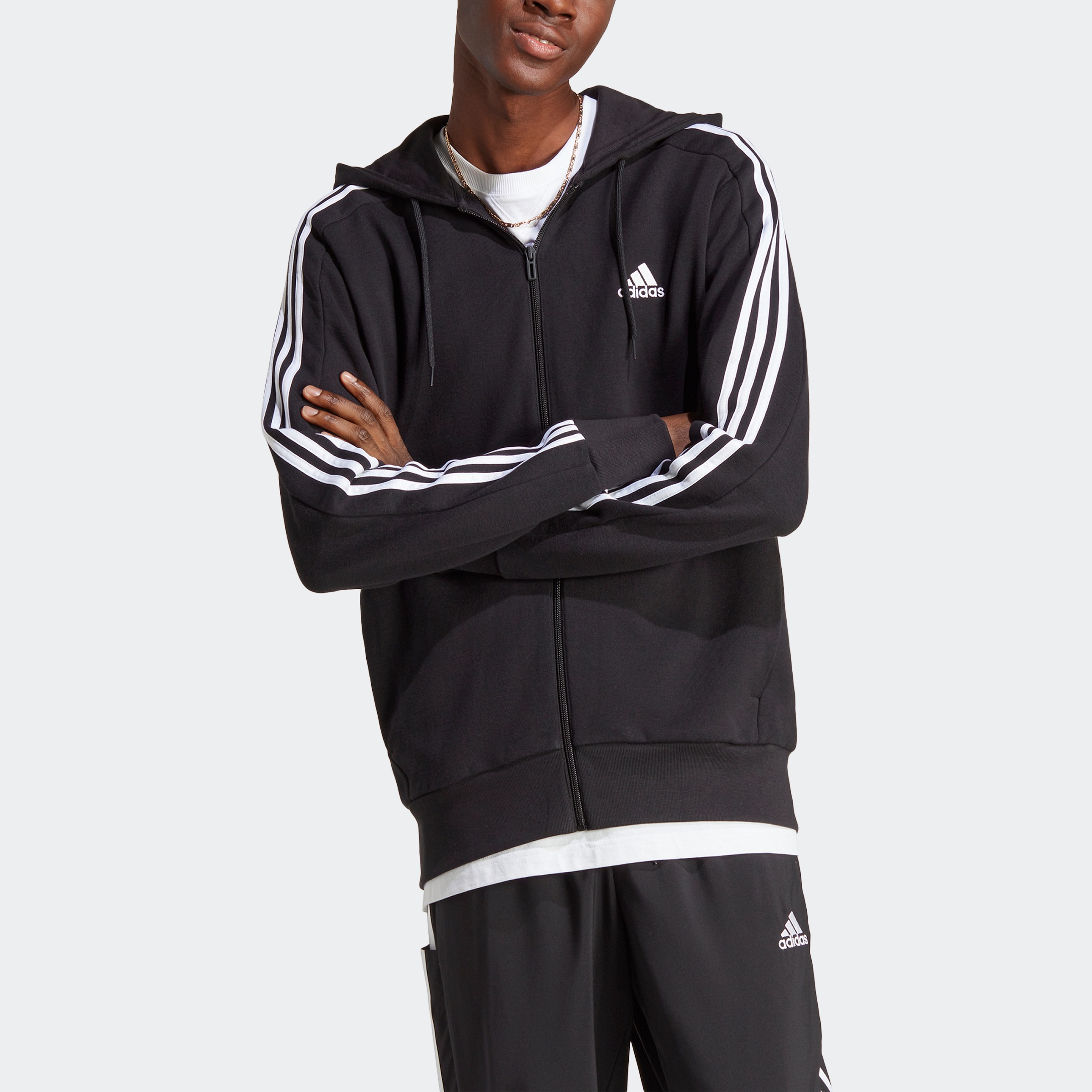 adidas Sportswear Kapuzensweatjacke "M 3S FT FZ HD" günstig online kaufen