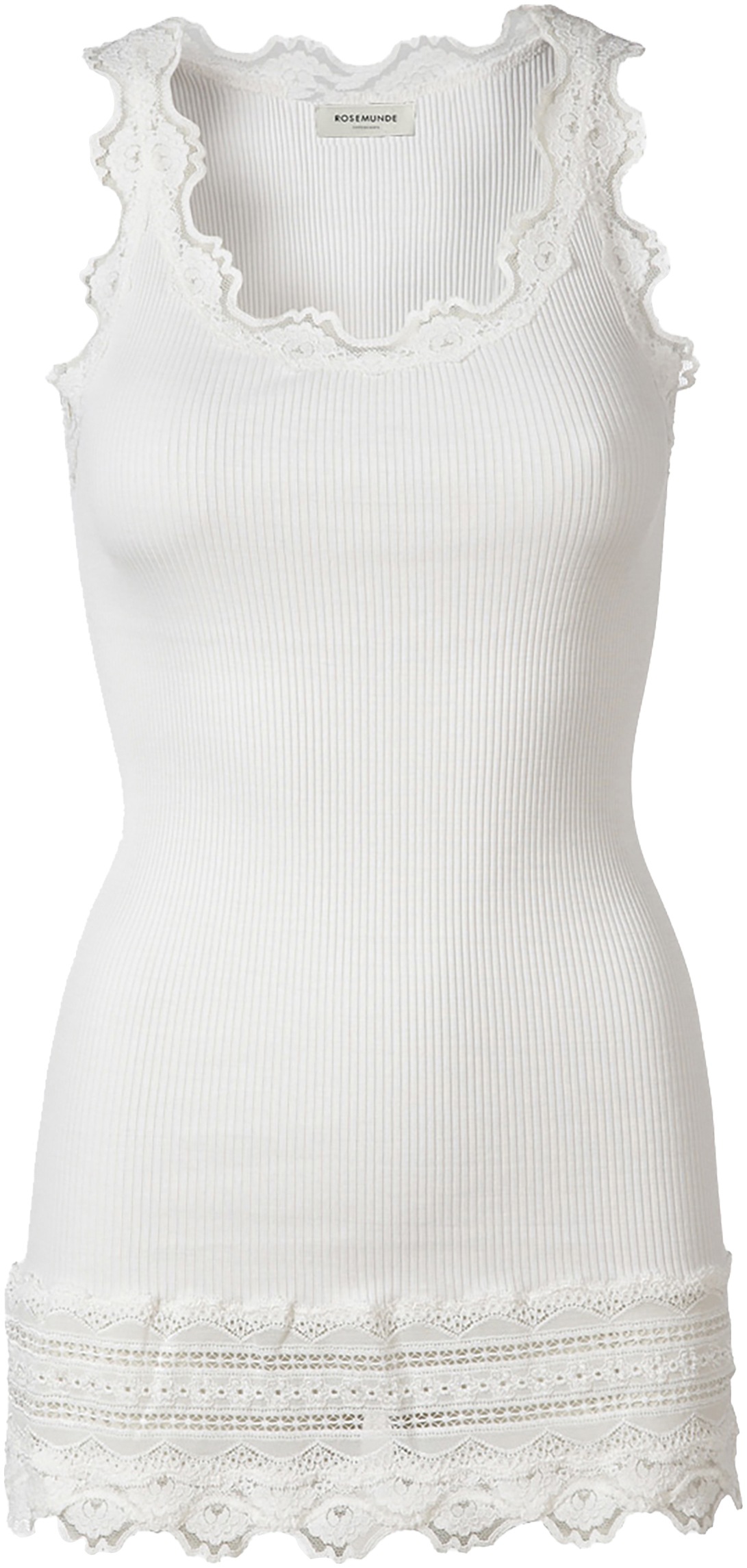 rosemunde Tanktop "Benita Silk Top Camisole" Vintage-Spitze am Ausschnitt, günstig online kaufen
