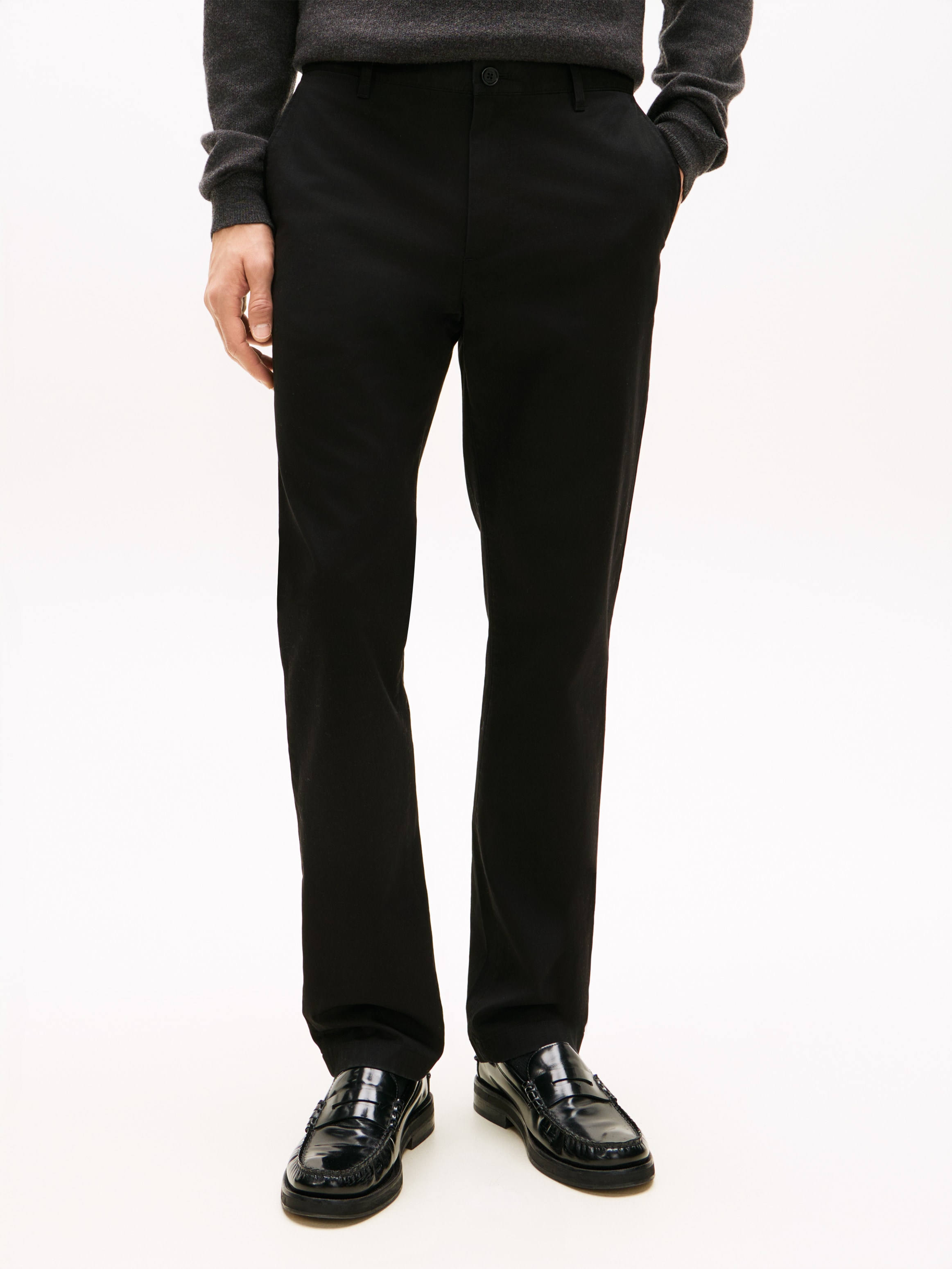 Tommy Hilfiger Chinohose "DOVER ESSENTIAL TWILL" aus Stretch-Baumwolle