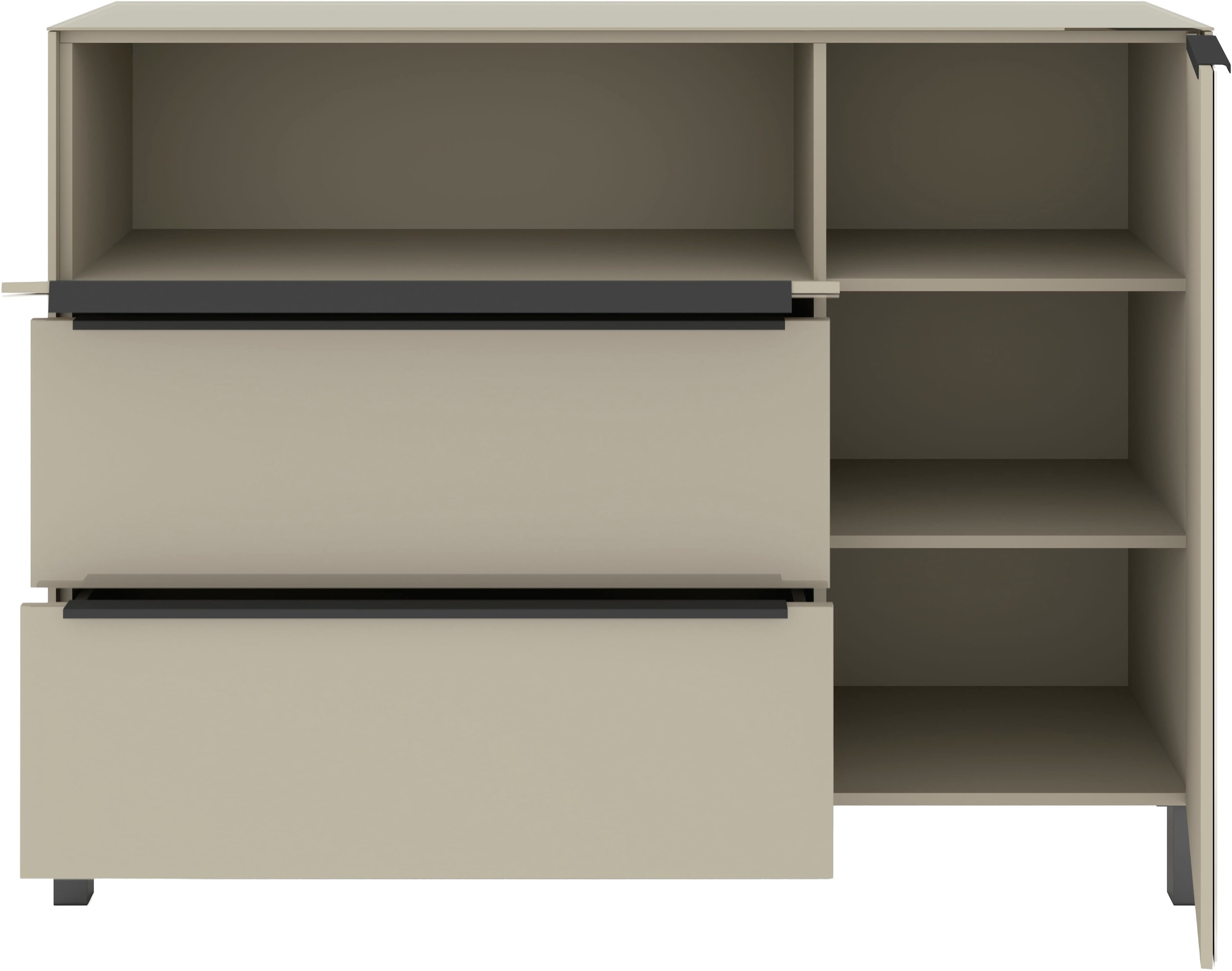 set one by Musterring Sideboard »Reno« 1 Stk. tlg. Mit Vierkantfuß in diversen Farben, 106 cm Höhe & Farbauswahl