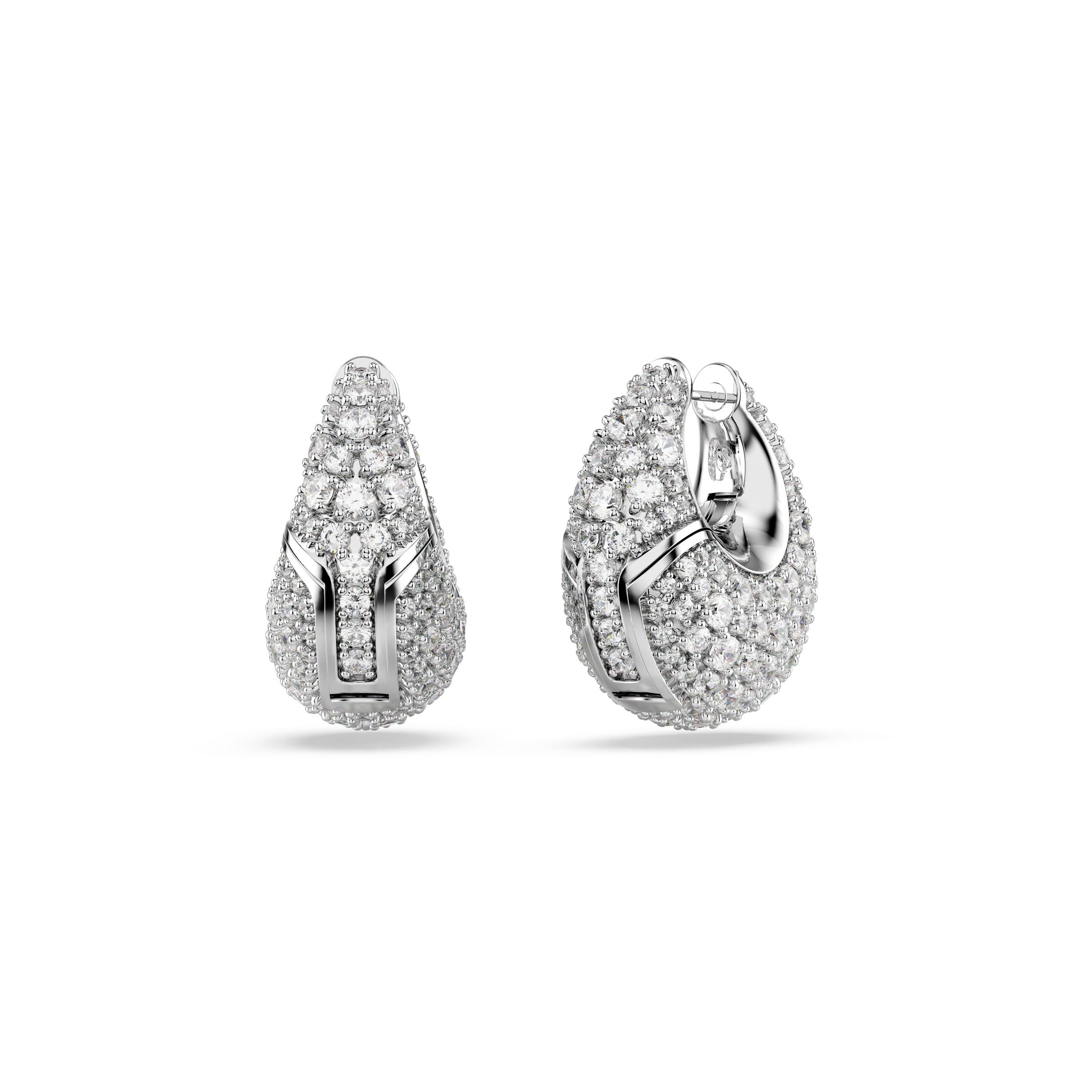 Swarovski Paar Creolen »Schmuck Geschenk Sublima Ohrringe«, mit Swarovski® Kristall, Swarovski® Zirkonia (synth.)