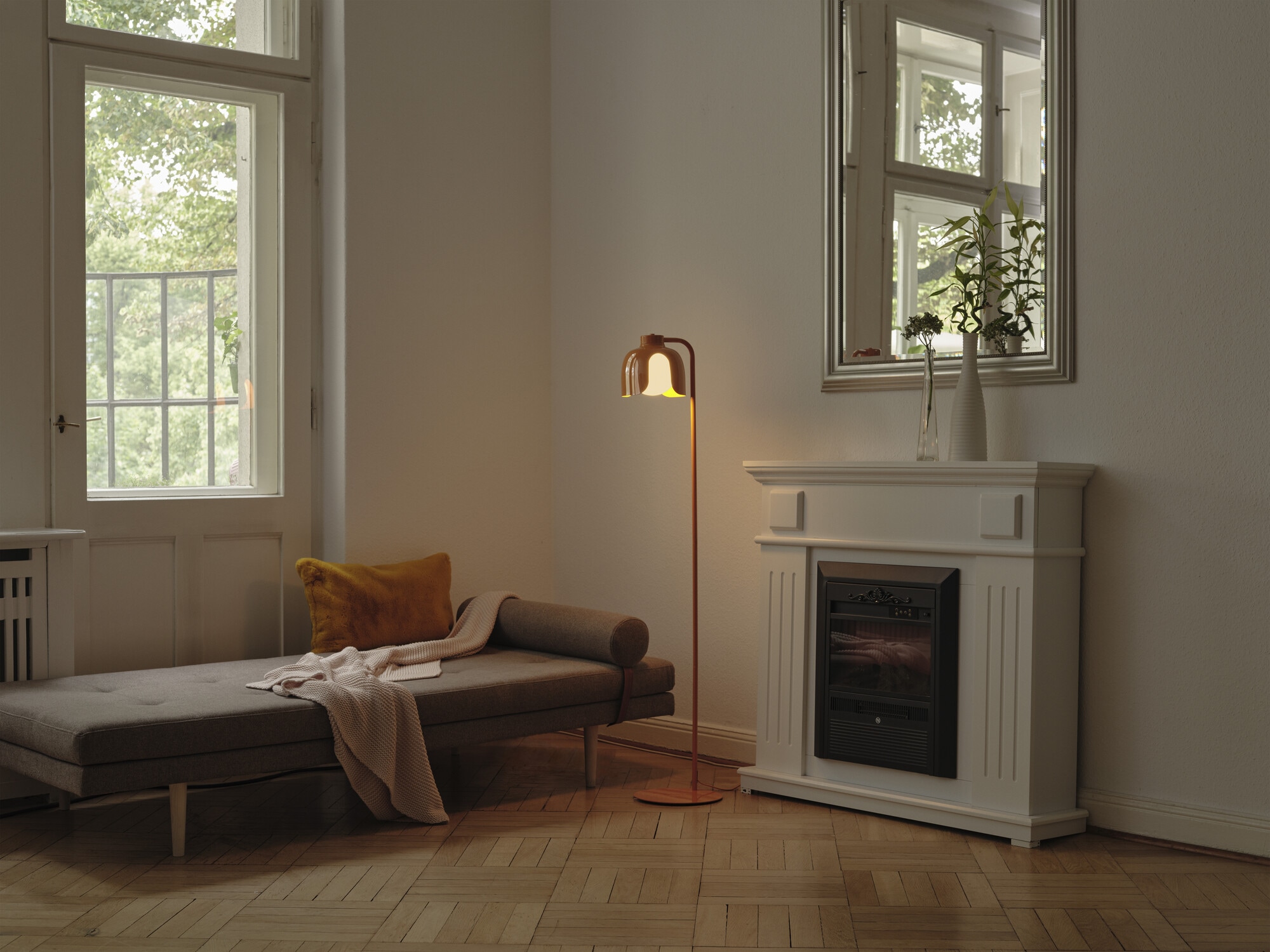 Osram Stehlampe »Decor Corolle« E27 1 Stk. Fassung E27, Stahl und Glas