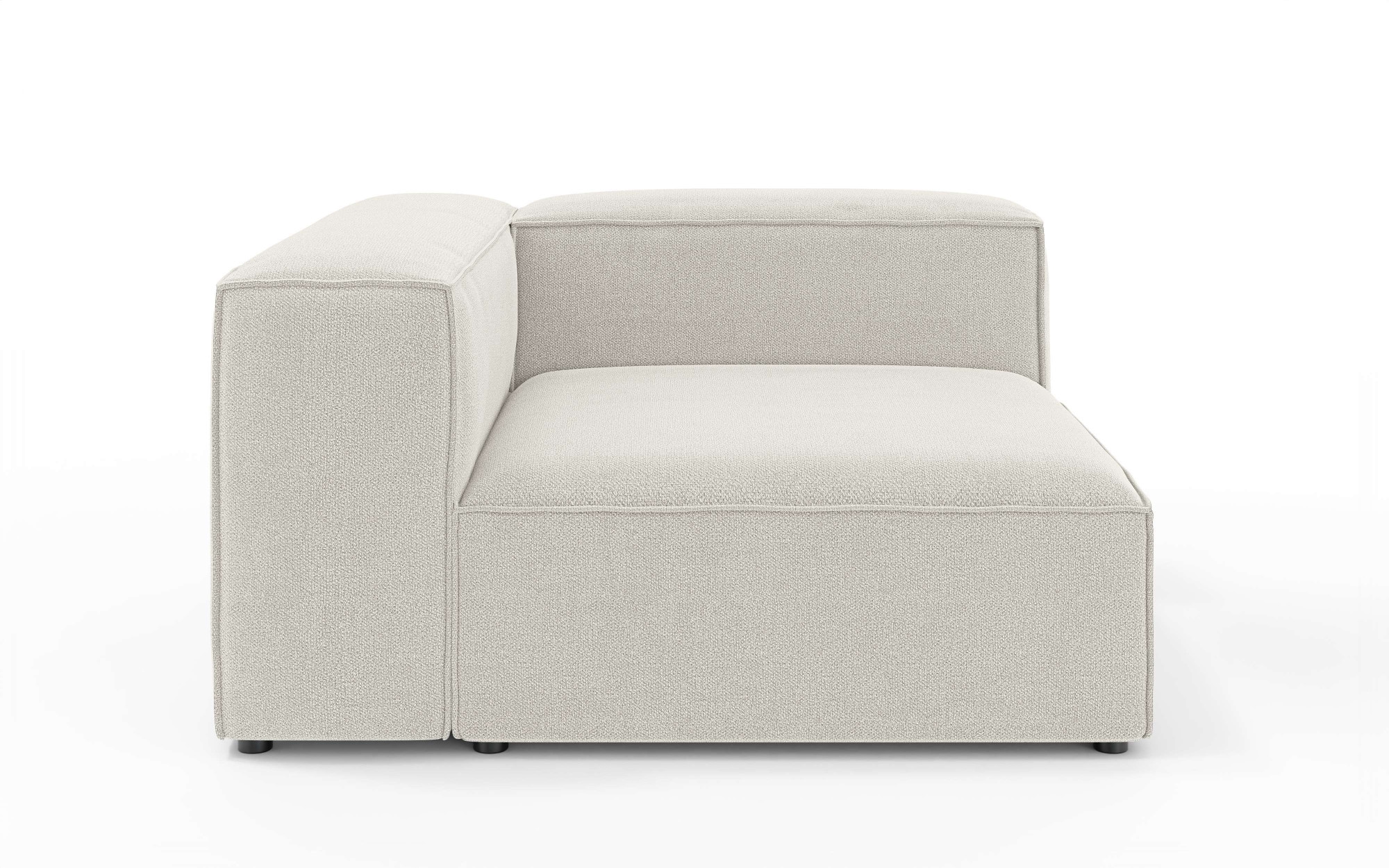INOSIGN Ottomane »HAILY links/rechts bestellbar, Loungemöbel, Maße B/T/H: 130/130/72 cm«, als Modul oder separat verwendbar, für individuelle Zusammenstellung