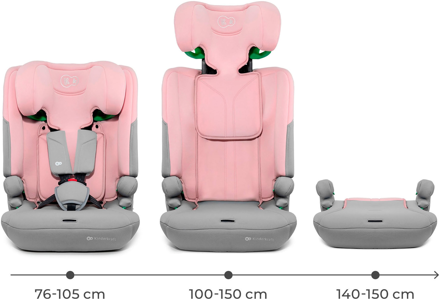 Kinderkraft Autokindersitz »I-COMFY i-Size« Klasse I / II / III (9-36 kg)