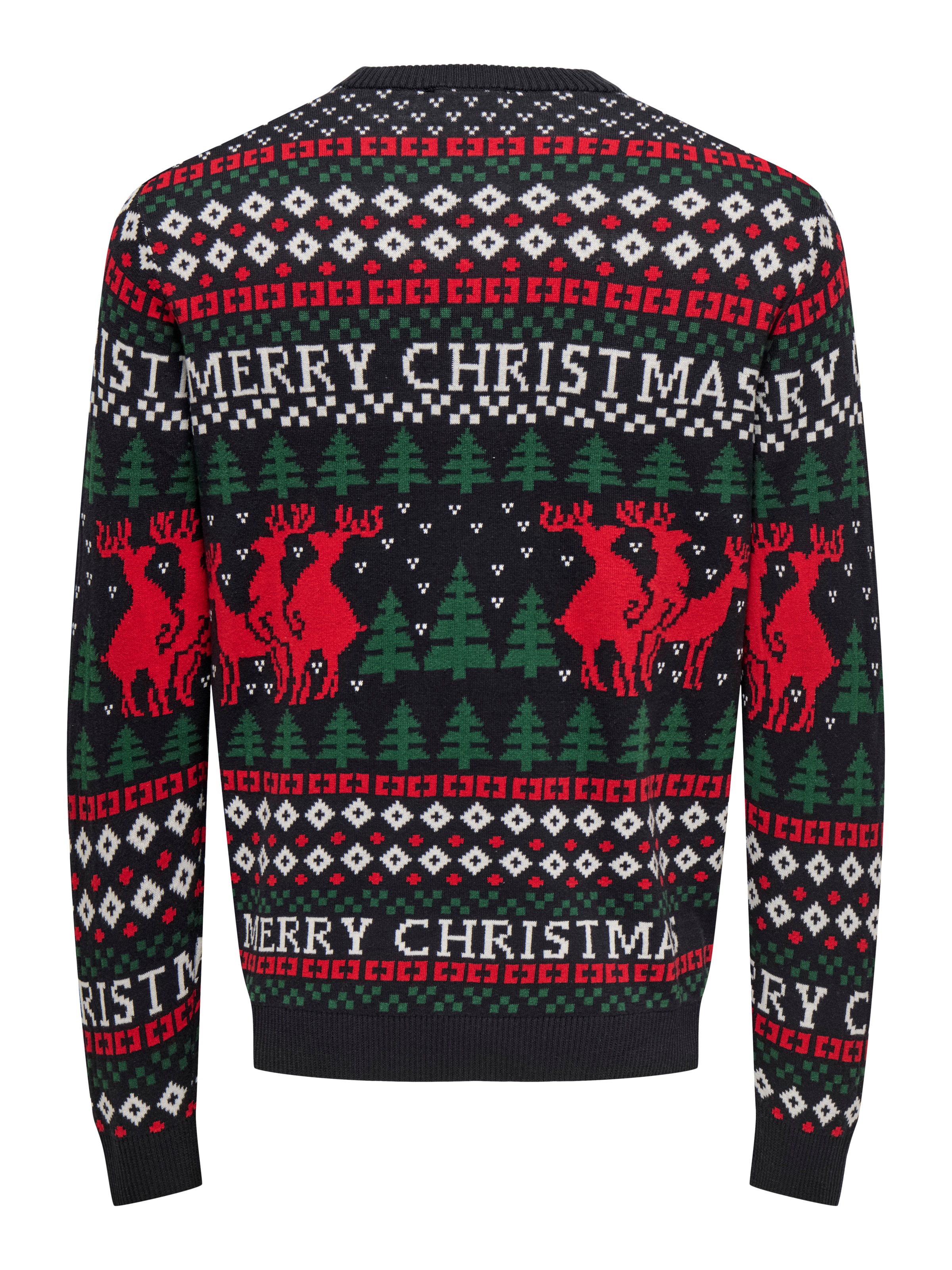 ONLY & SONS Rundhalspullover "ONSX-MAX REG DEER CREW KNIT" günstig online kaufen