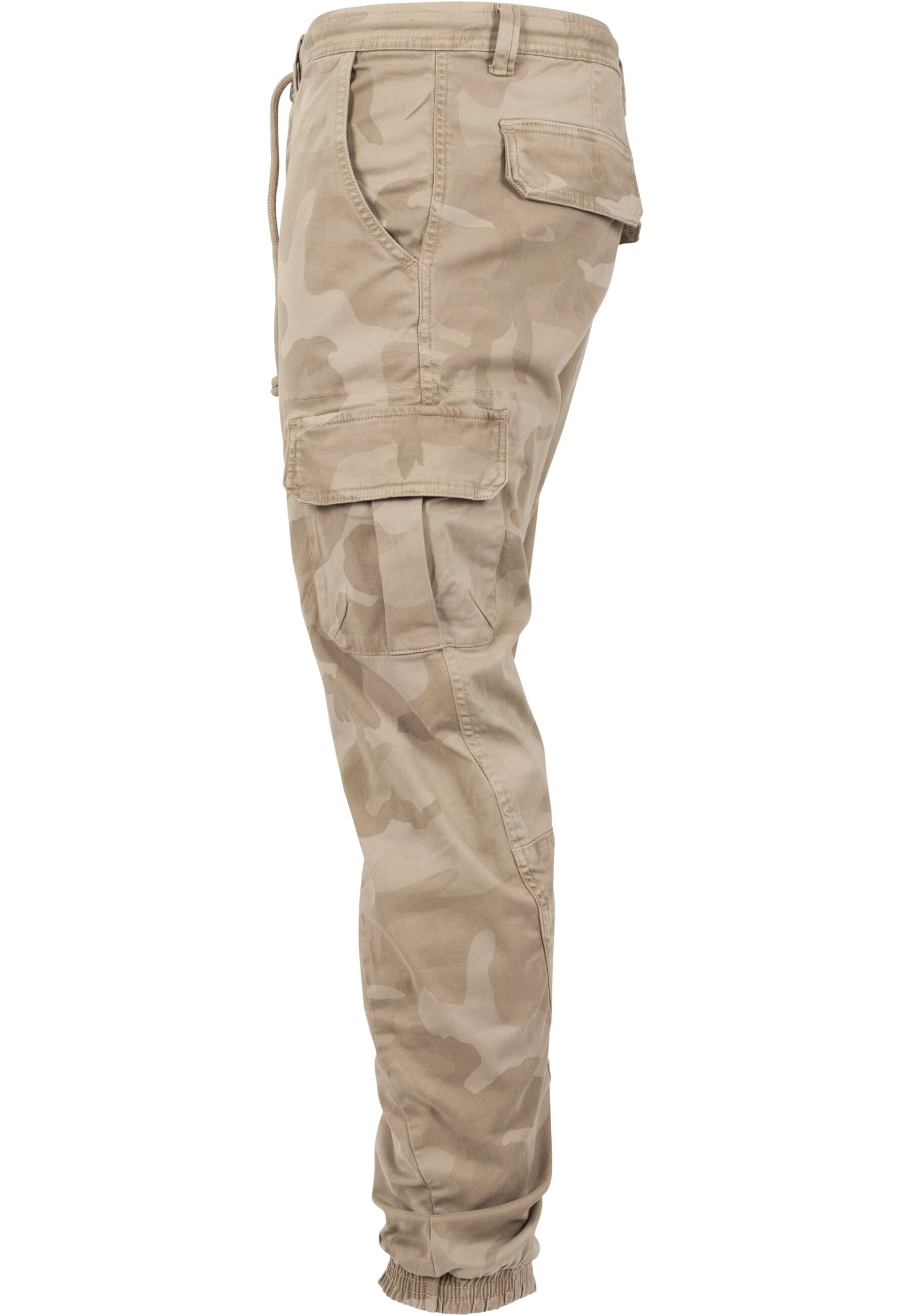 URBAN CLASSICS Cargohose »Urban Classics Herren Camo Cargo Jogging Pants«, (1 tlg.)