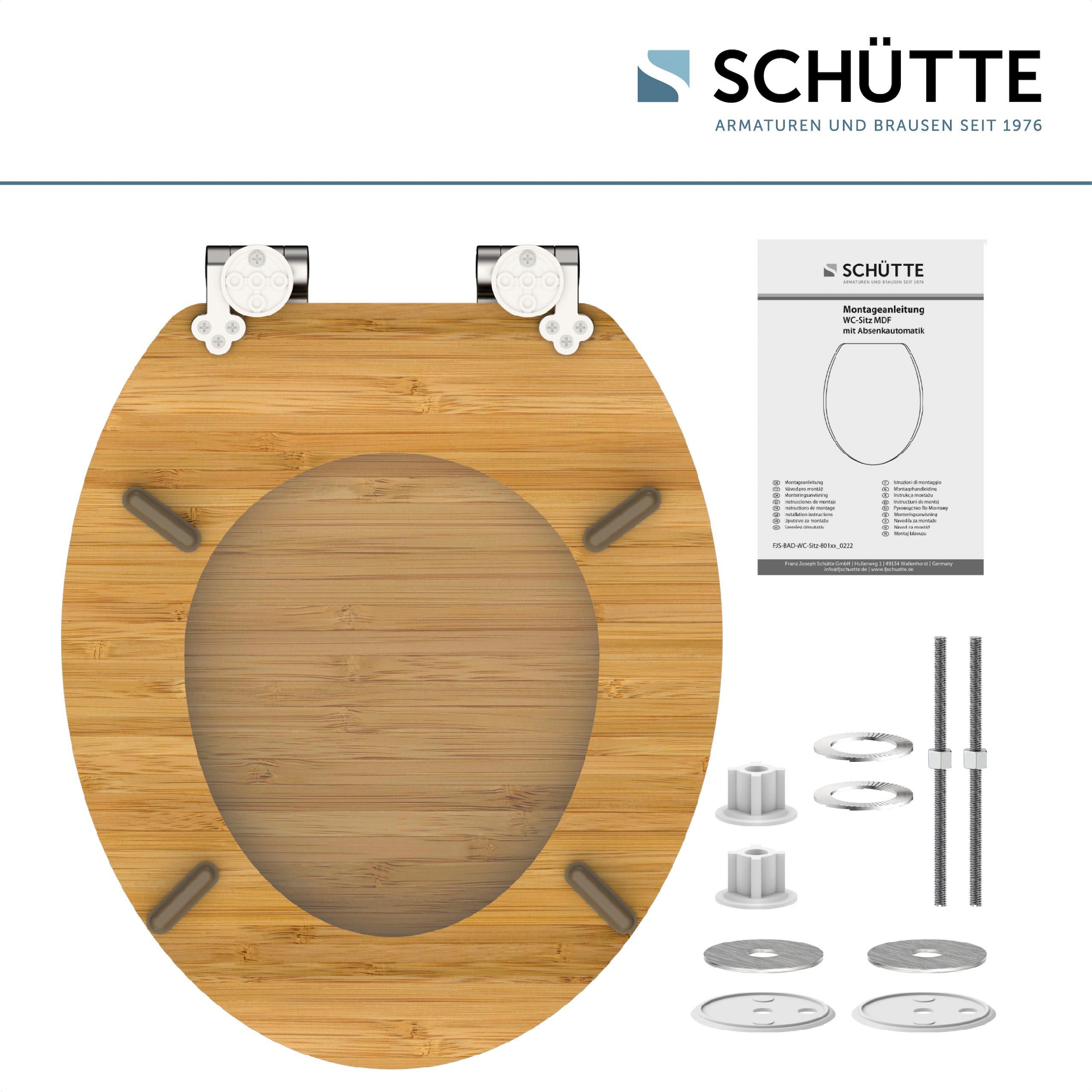 Schütte WC-Sitz »Don`t Hurry«, Absenkautomatik, Holzkern, Motivdruck, MDF