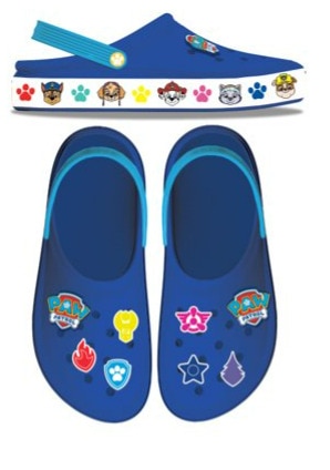 Crocs Clog »Paw Patrol Off Court Clog T«, Hausschuh, Kindergartenschuh mit coolem Motiv