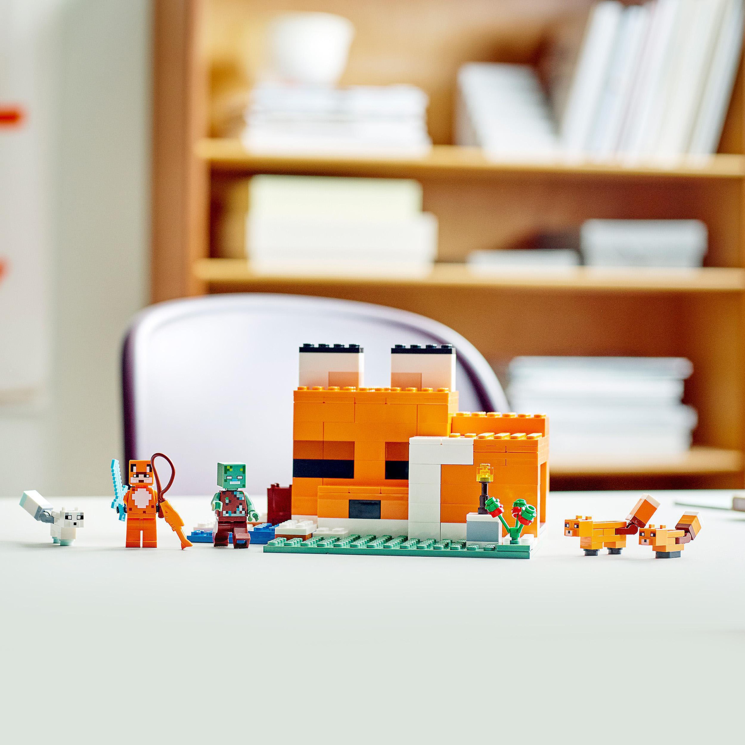 LEGO® Konstruktionsspielsteine »Die Fuchs-Lodge (21178), LEGO® Minecraft™«, (193 St.)