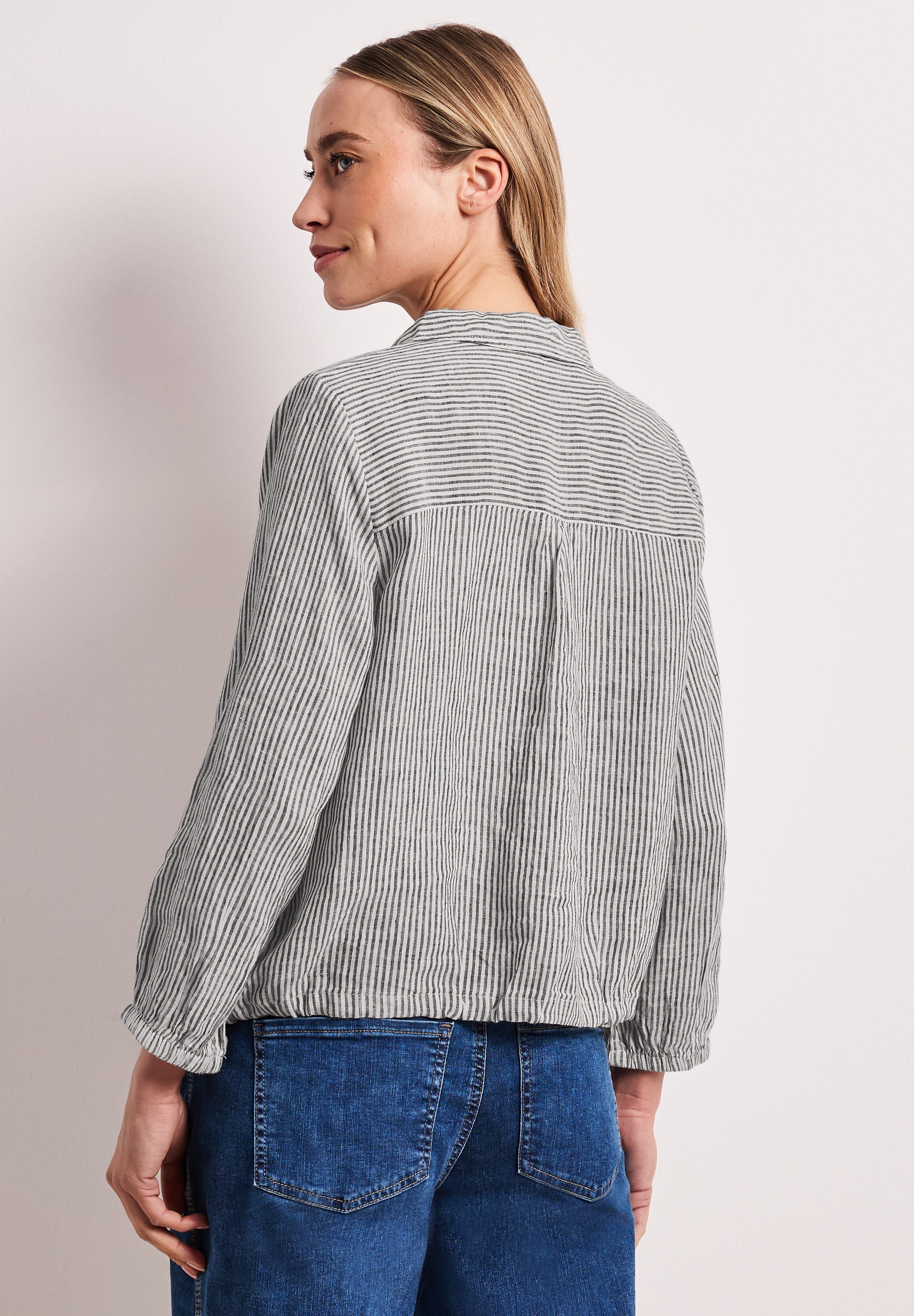 STREET ONE Hemdbluse aus Leinen