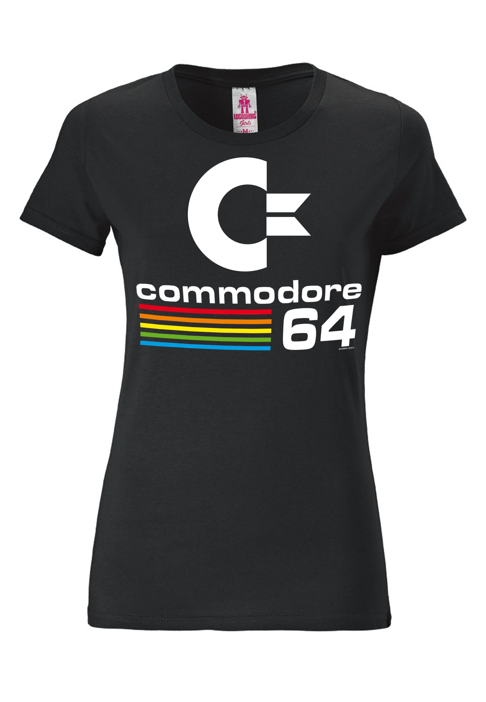 LOGOSHIRT T-Shirt »Commodore C64 Logo«, mit Commodore 64-Logo