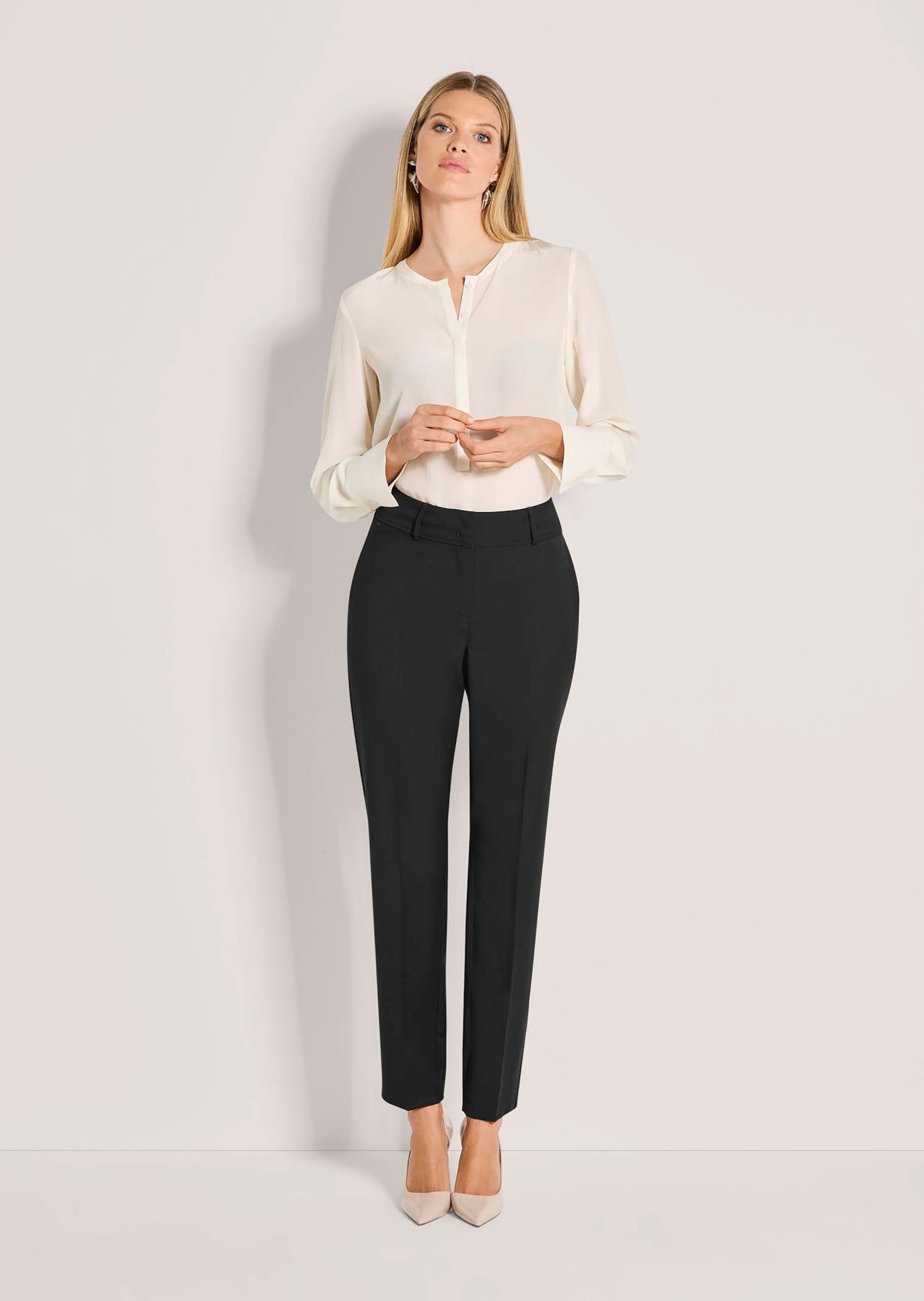 MADELEINE Bügelfaltenhose »Schurwollhose Bügelfaltenhose mit Formbund«  Schurwollhose