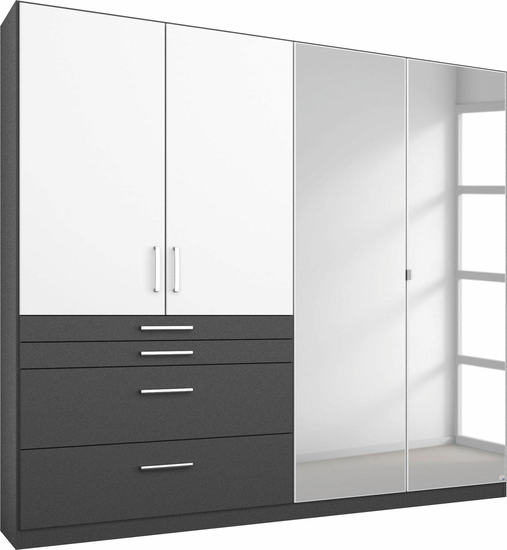rauch Kleiderschrank "Harburg im Schlafzimmer" Schlafzimmerschrank Schrank Garderobe mit Spiegel