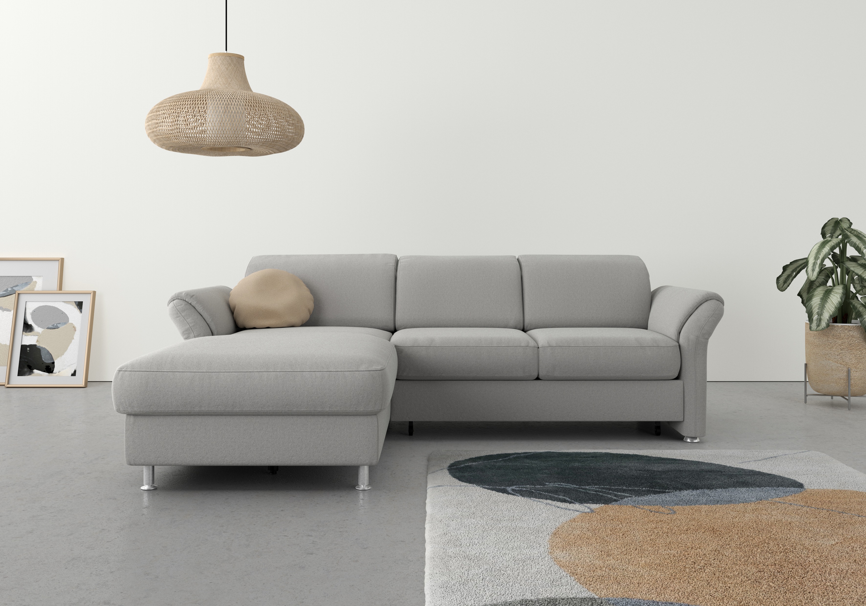 Thumbnail - sit&more Ecksofa "Apulia L-Form", wahlweise Bettfunktion, Bettkasten und Kopf- und Armteilverstellung