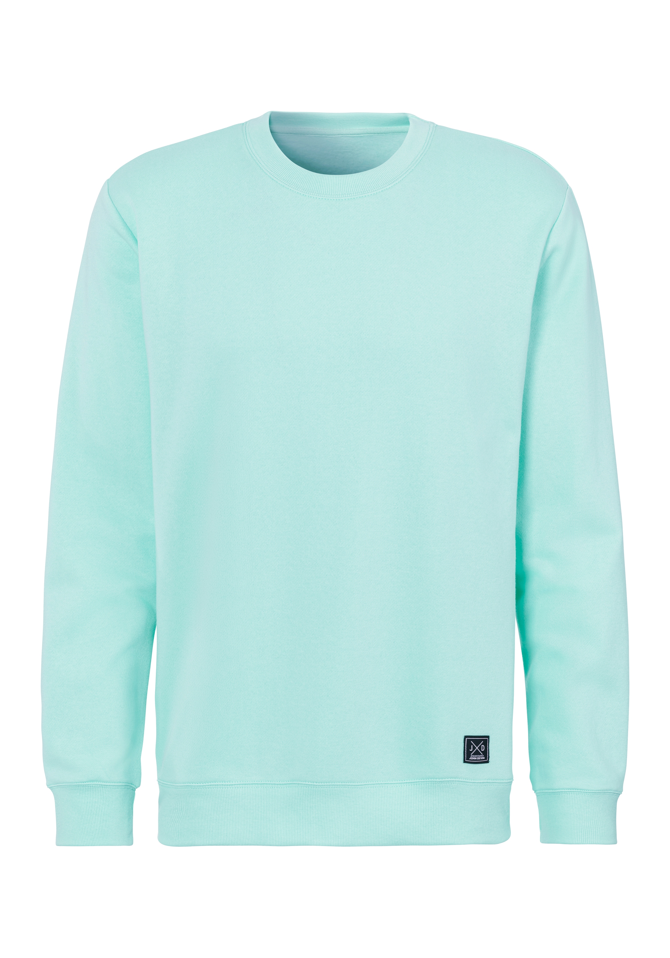 John Devin Sweatshirt, Langarm, Sweatshirt mit Rundhals, Baumwollmischung