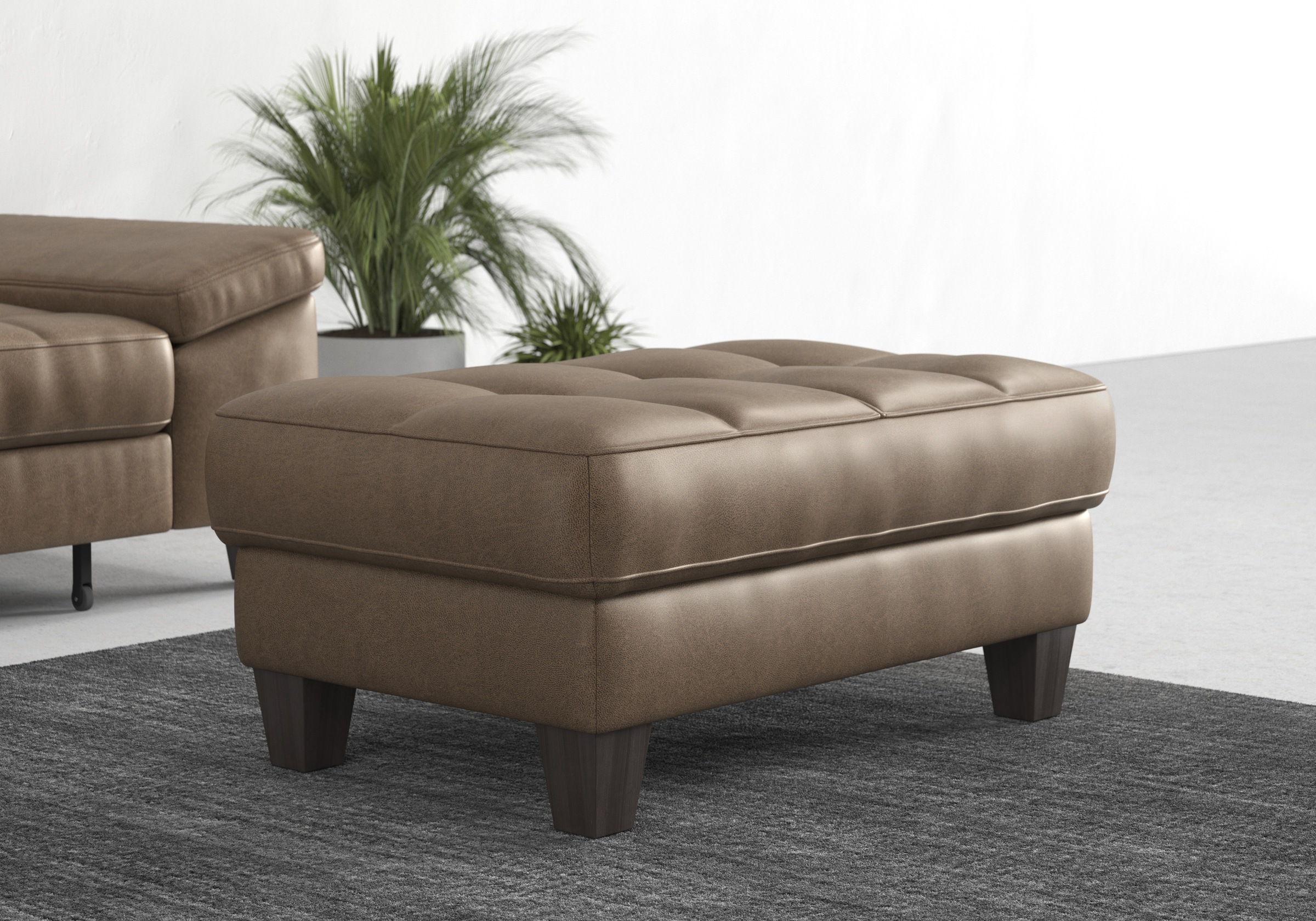 sit&more Stauraumhocker »Westham«, wahlewise mit/ohne Federkern
