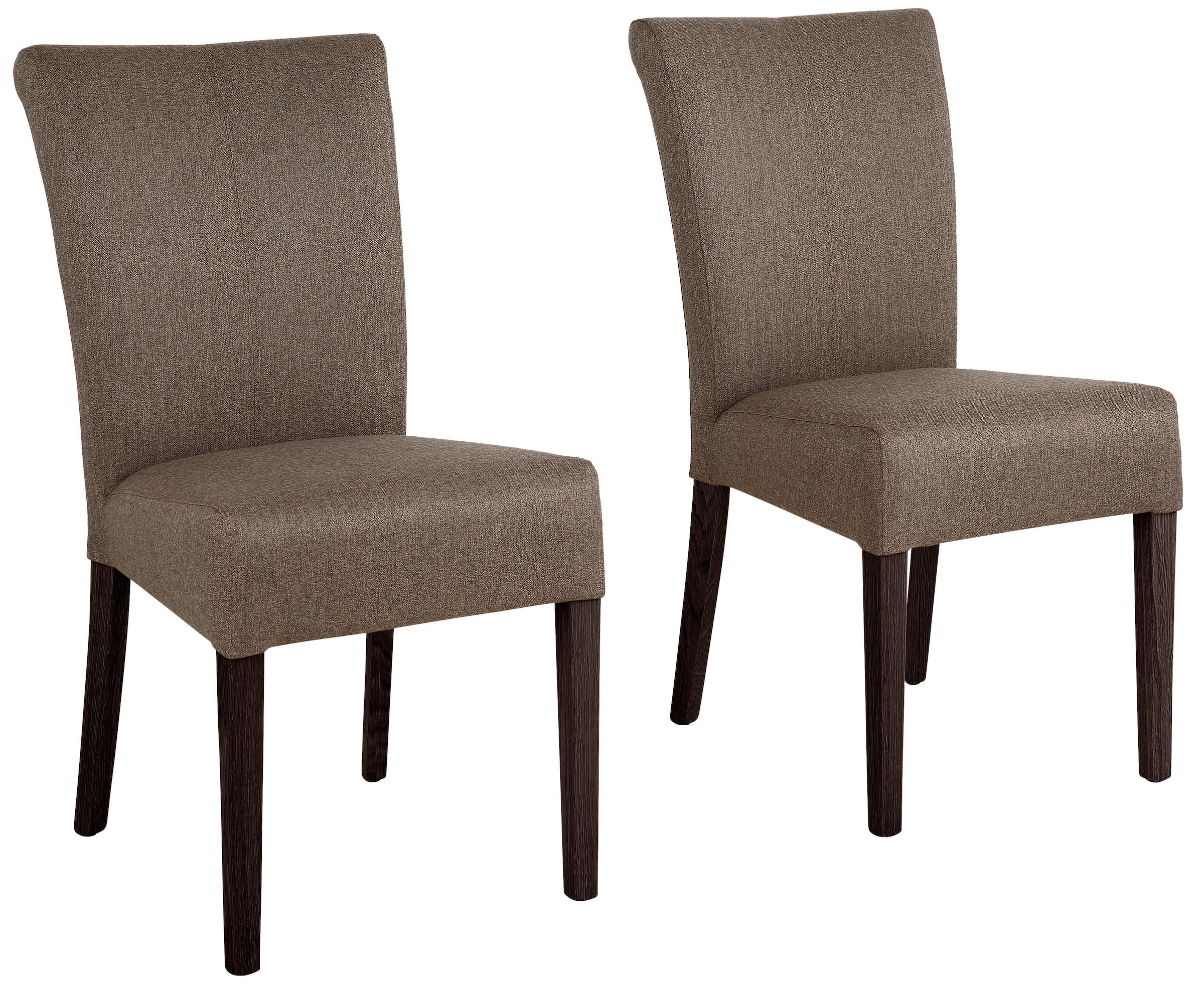 Home affaire Esszimmerstuhl "Queen" (Set) 2 Stk. Feinstruktur Beine aus mas günstig online kaufen