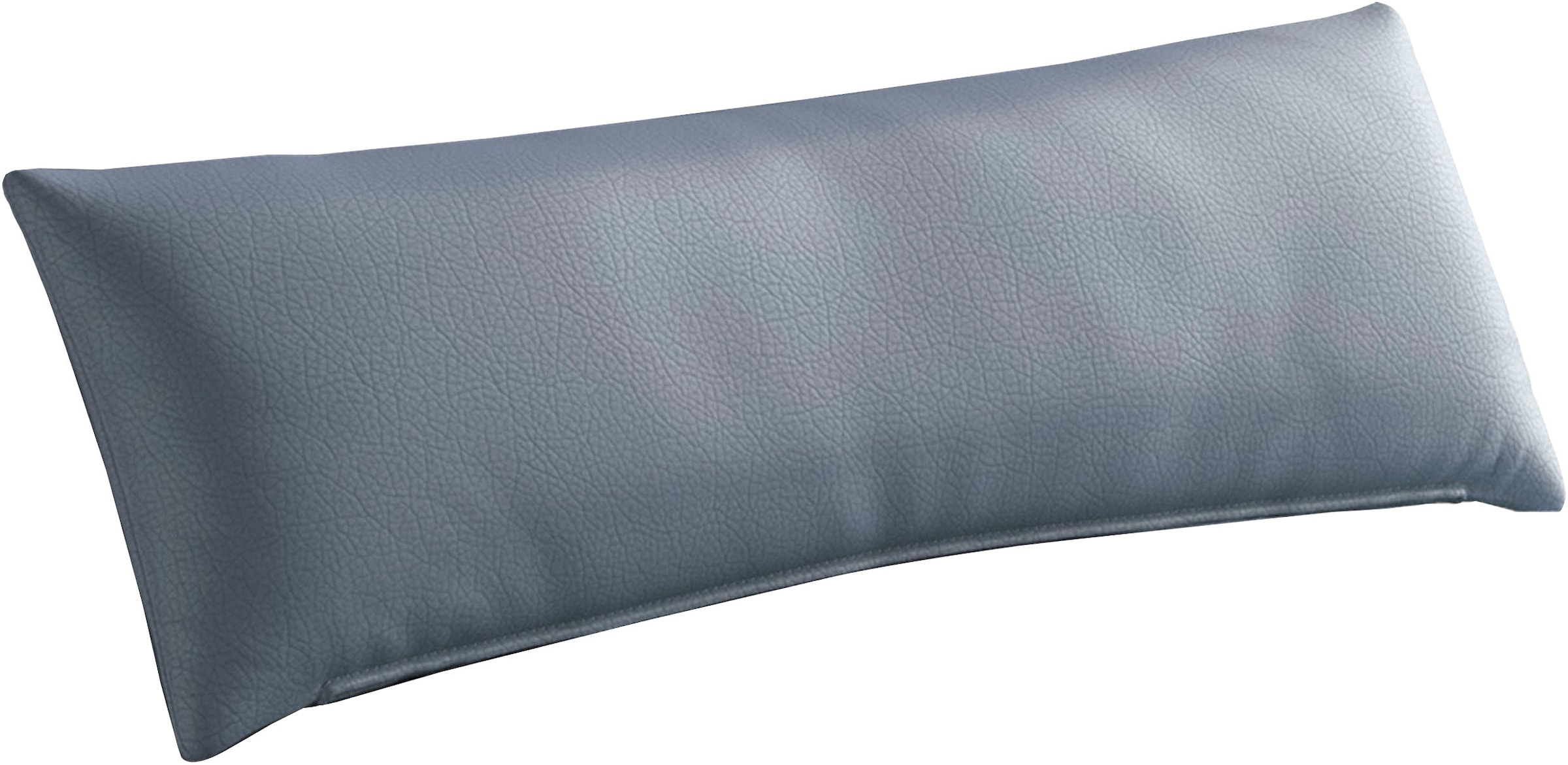 Polsterauflage SIT & MORE "Eve", graublau, B:65cm H:25cm T:10cm, Leder, Polsterauflagen, Polsterauflage
