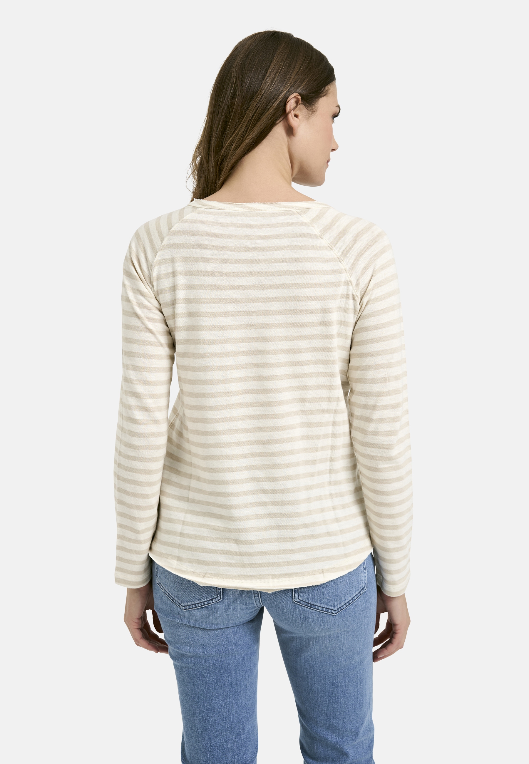 Smith & Soul Rundhalsshirt, mit offenen Kanten