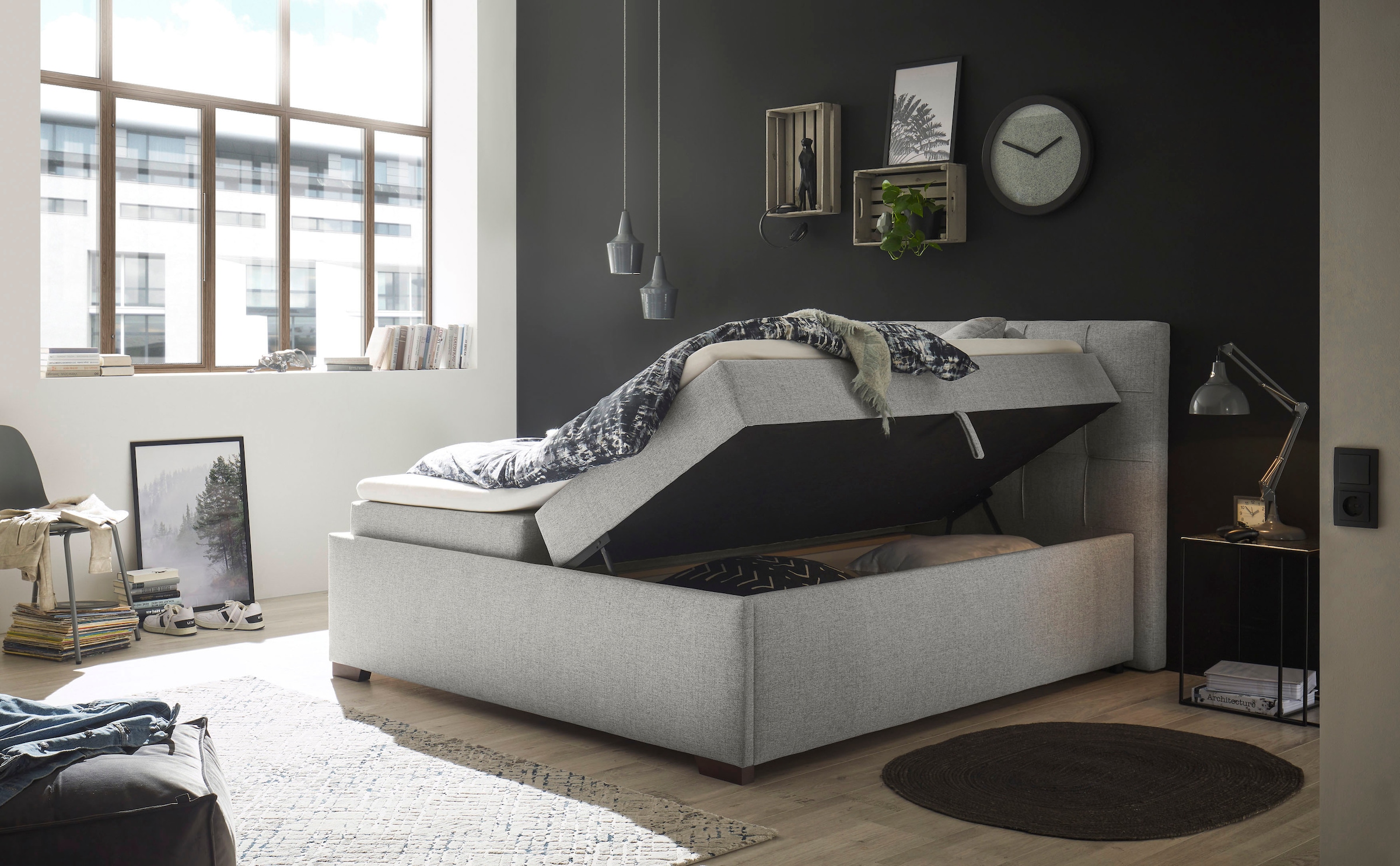 ED EXCITING DESIGN Boxbett »Artos« inkl. zwei Bettkästen
