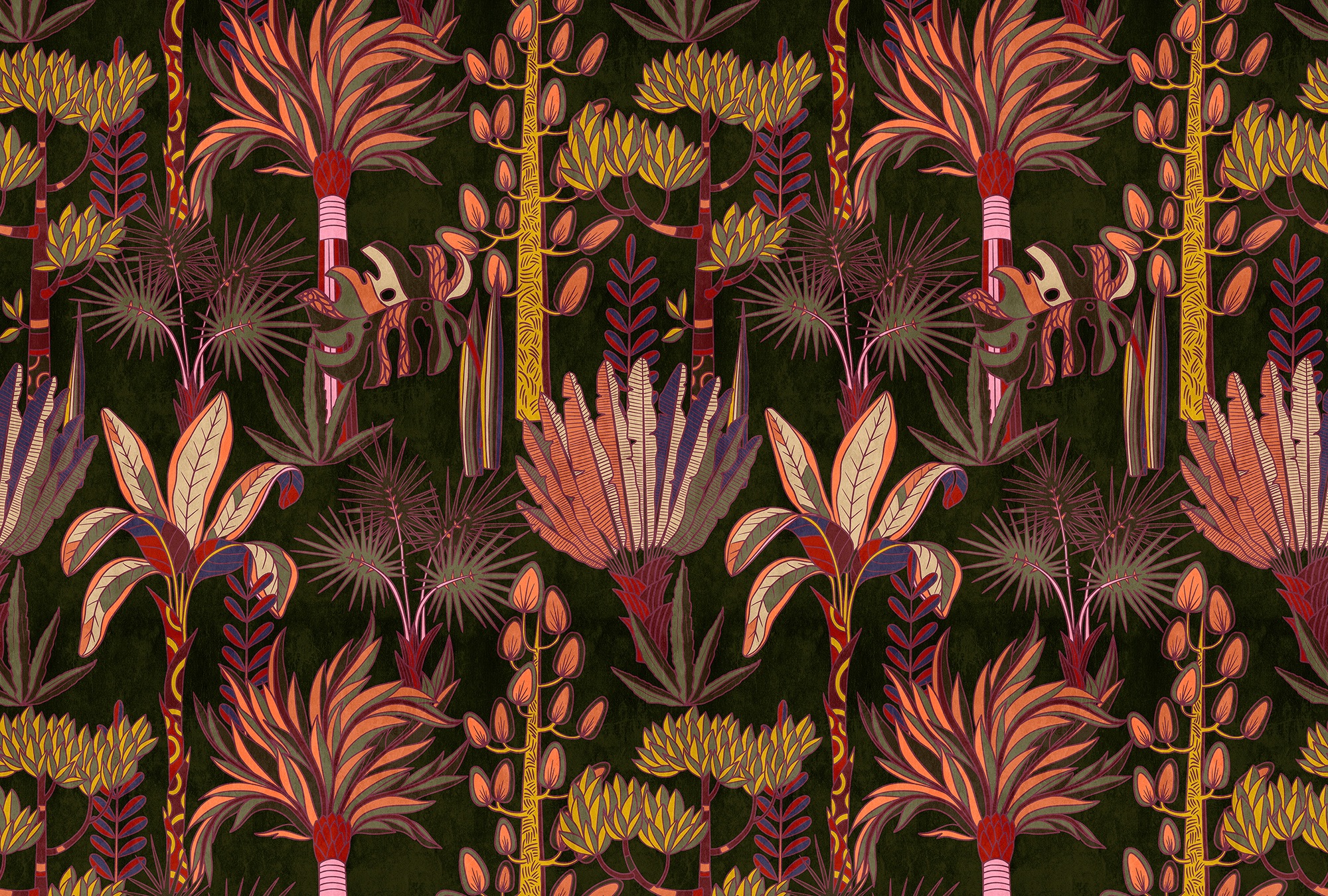 living walls Fototapete "Walls by Patel Lagos" glatt Vlies, Wand günstig online kaufen