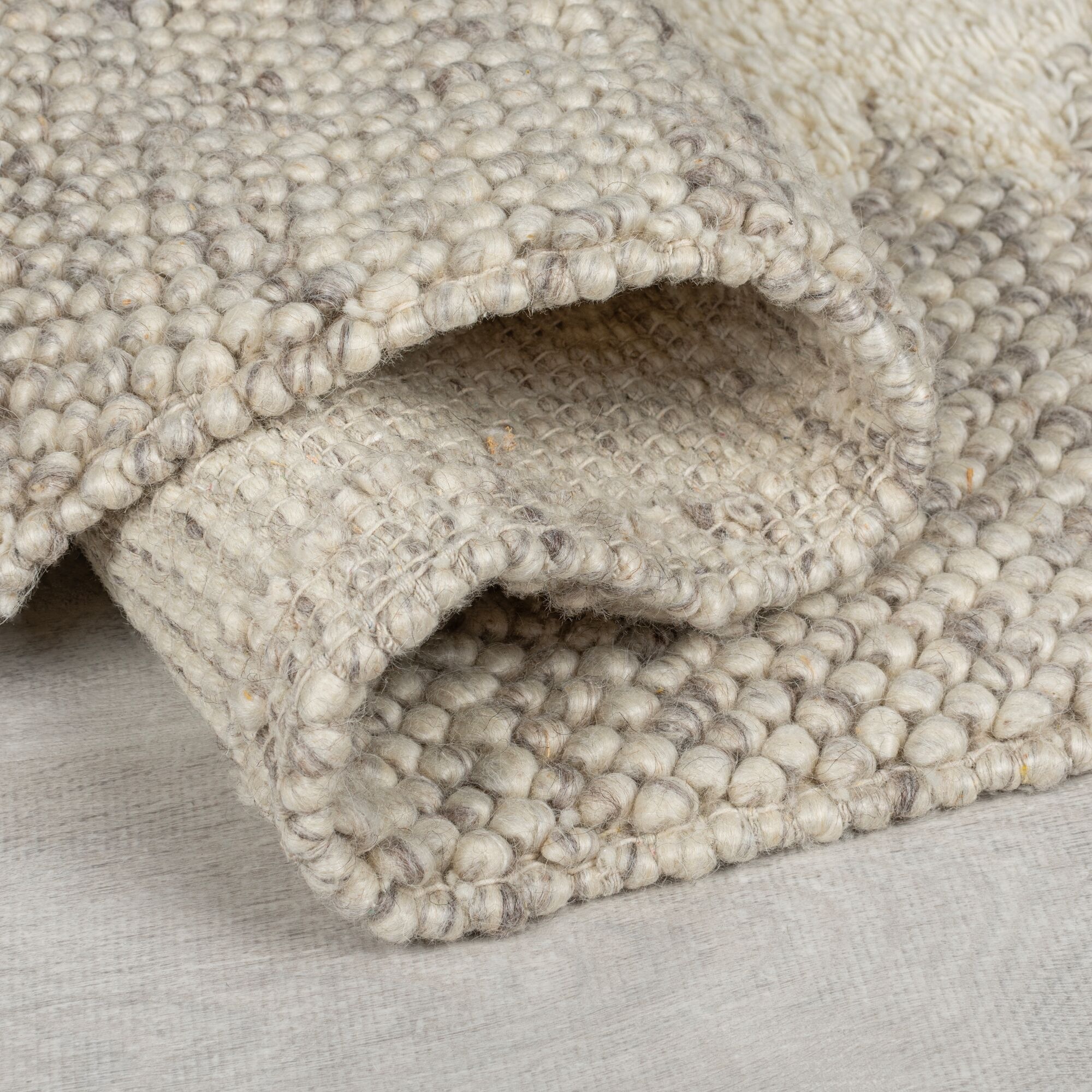 FLAIR RUGS Wollteppich "Minerals Border" rechteckig 3 Höhe Mineralien-Wollt günstig online kaufen