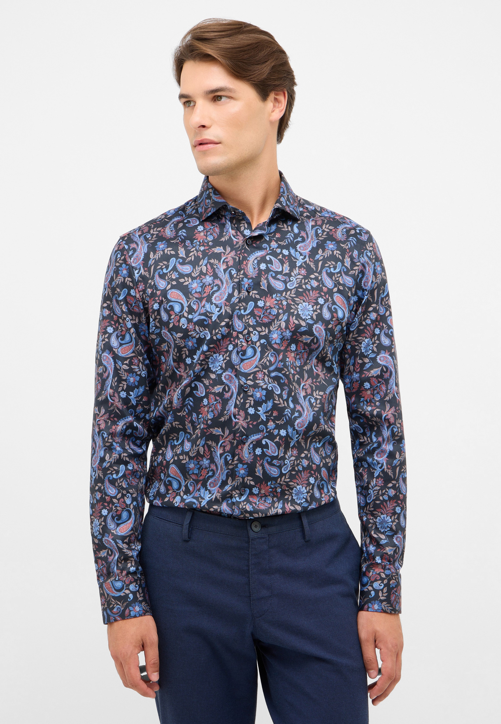 Eterna Langarmhemd "SLIM FIT", NON IRON (bügelfrei) günstig online kaufen
