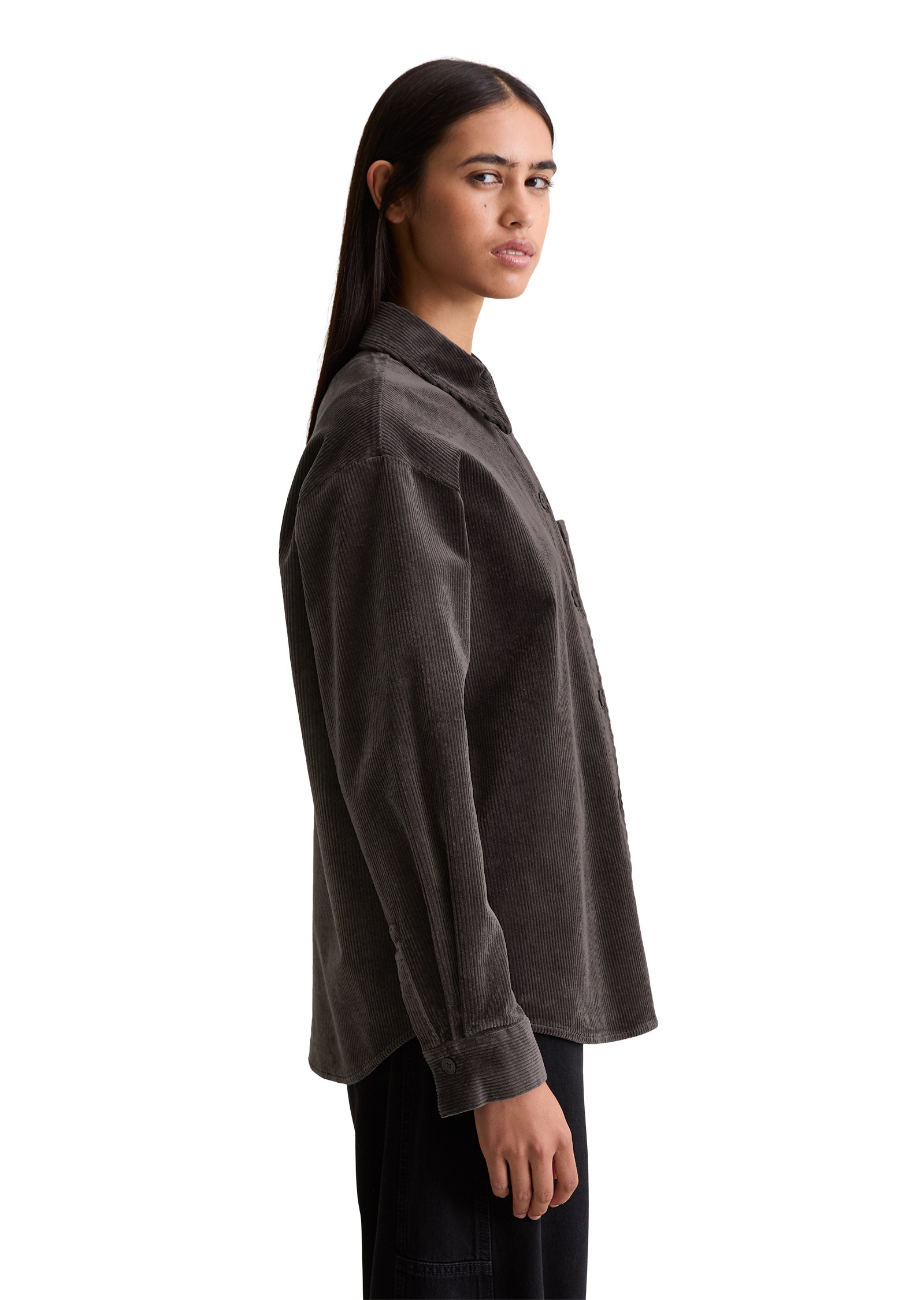 Marc OPolo DENIM Langarmbluse "aus mittelschwerem Cord-Stretch" günstig online kaufen