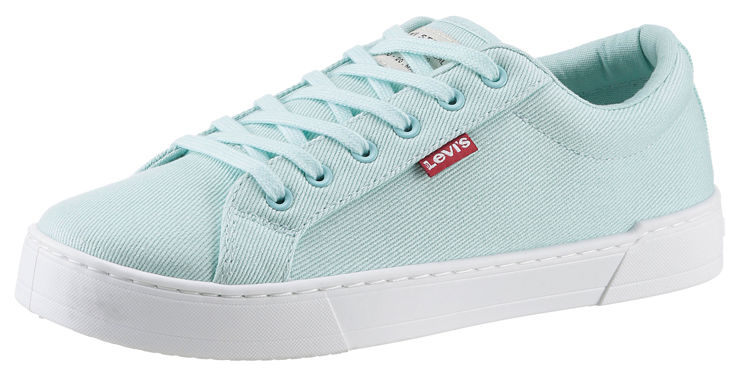 Levi's® Plateausneaker »MALIBU 2.0«, mit Logoaufnäher, Freizeitschuh, Halbschuh, Schnürschuh