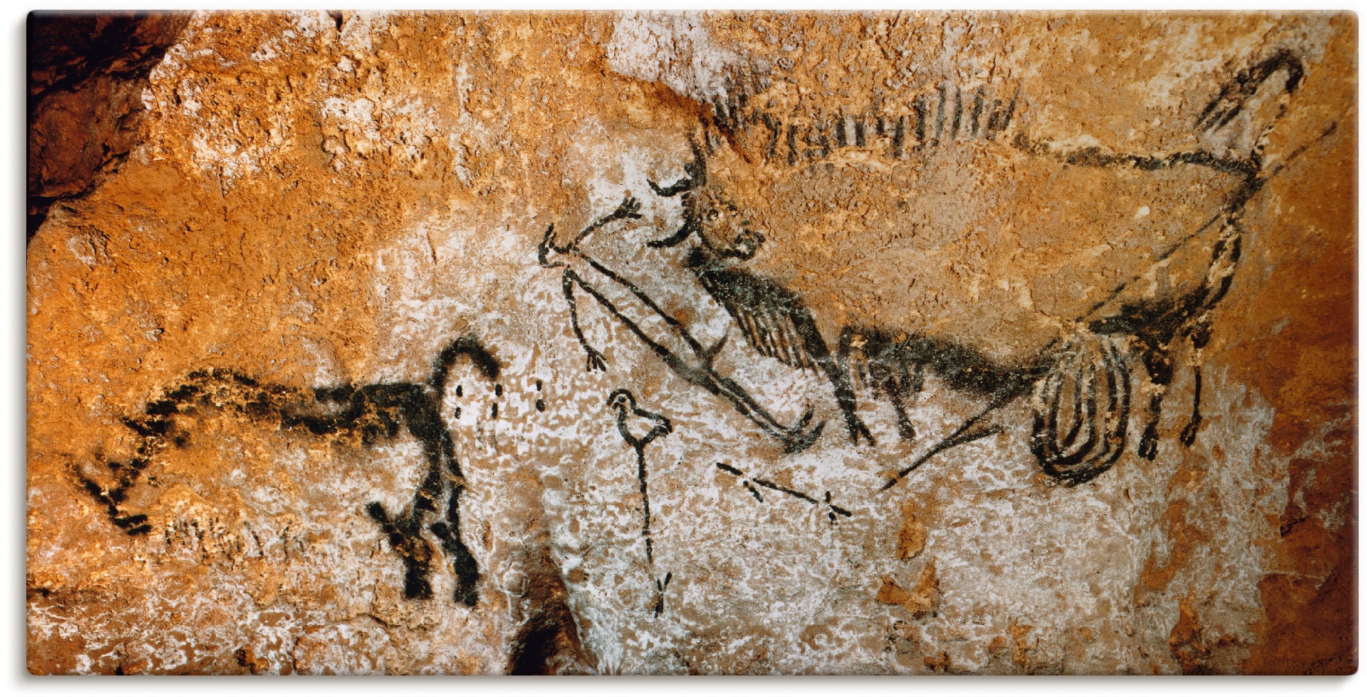Artland Wandbild »Höhle von Lascaux 17000 v Chr«, Wildtiere, (1 St.), als  Leinwandbild, Wandaufkleber oder Poster in versch. Größen kaufen | BAUR