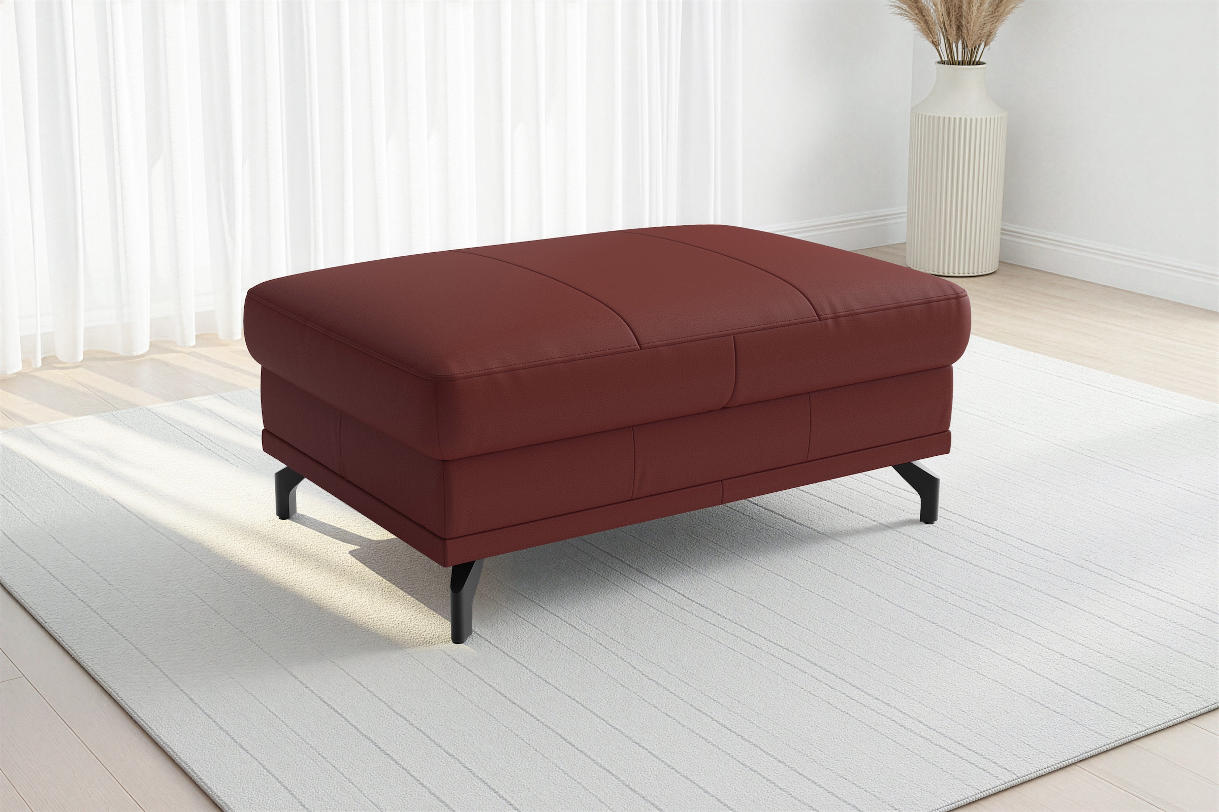 sit&more Polsterhocker "Chelsea, B: 103 cm, Leder" mit praktischem Stauraum, besonders langlebig